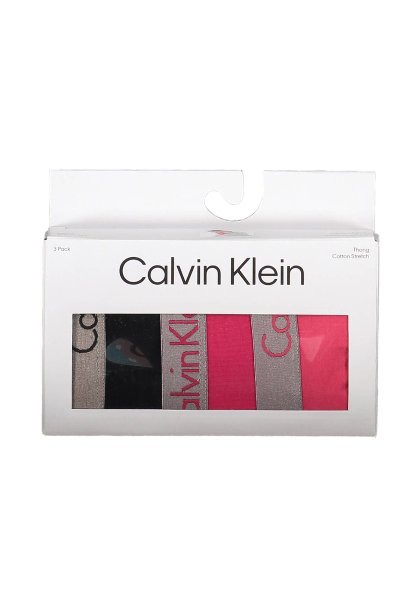 Pink Cotton Women Thong Pack