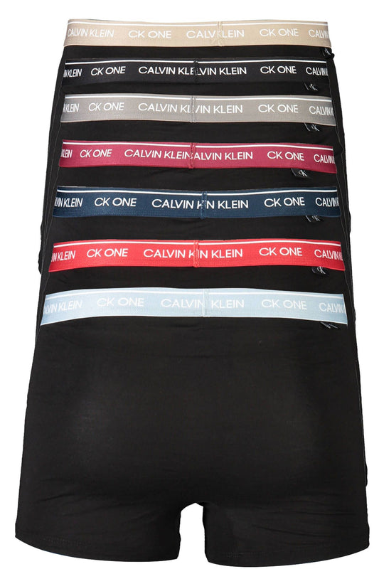 Black Cotton Men Trunk Pack