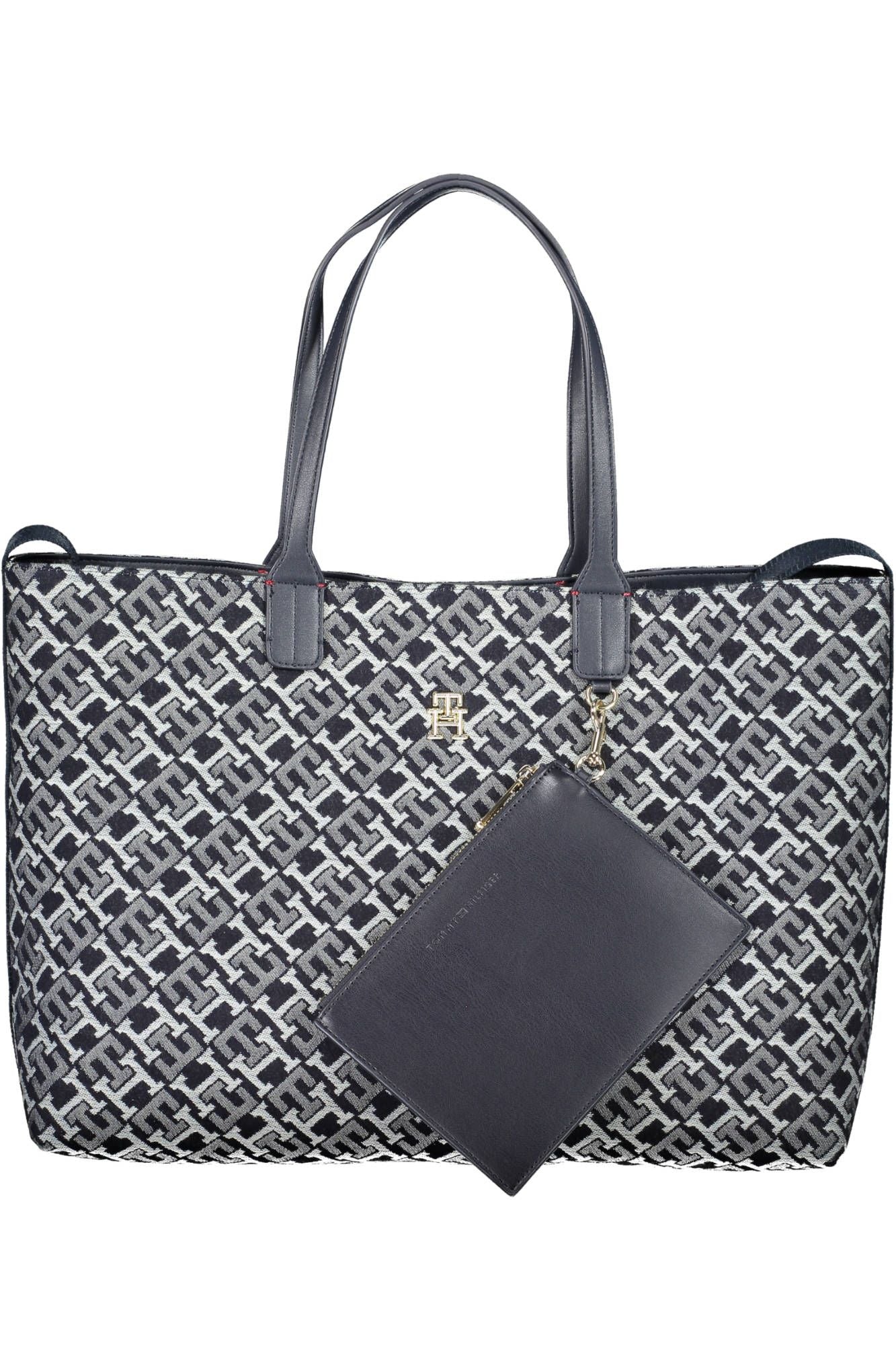Blue Cotton Women Handbag