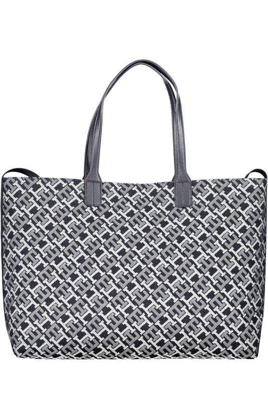 Blue Cotton Women Handbag