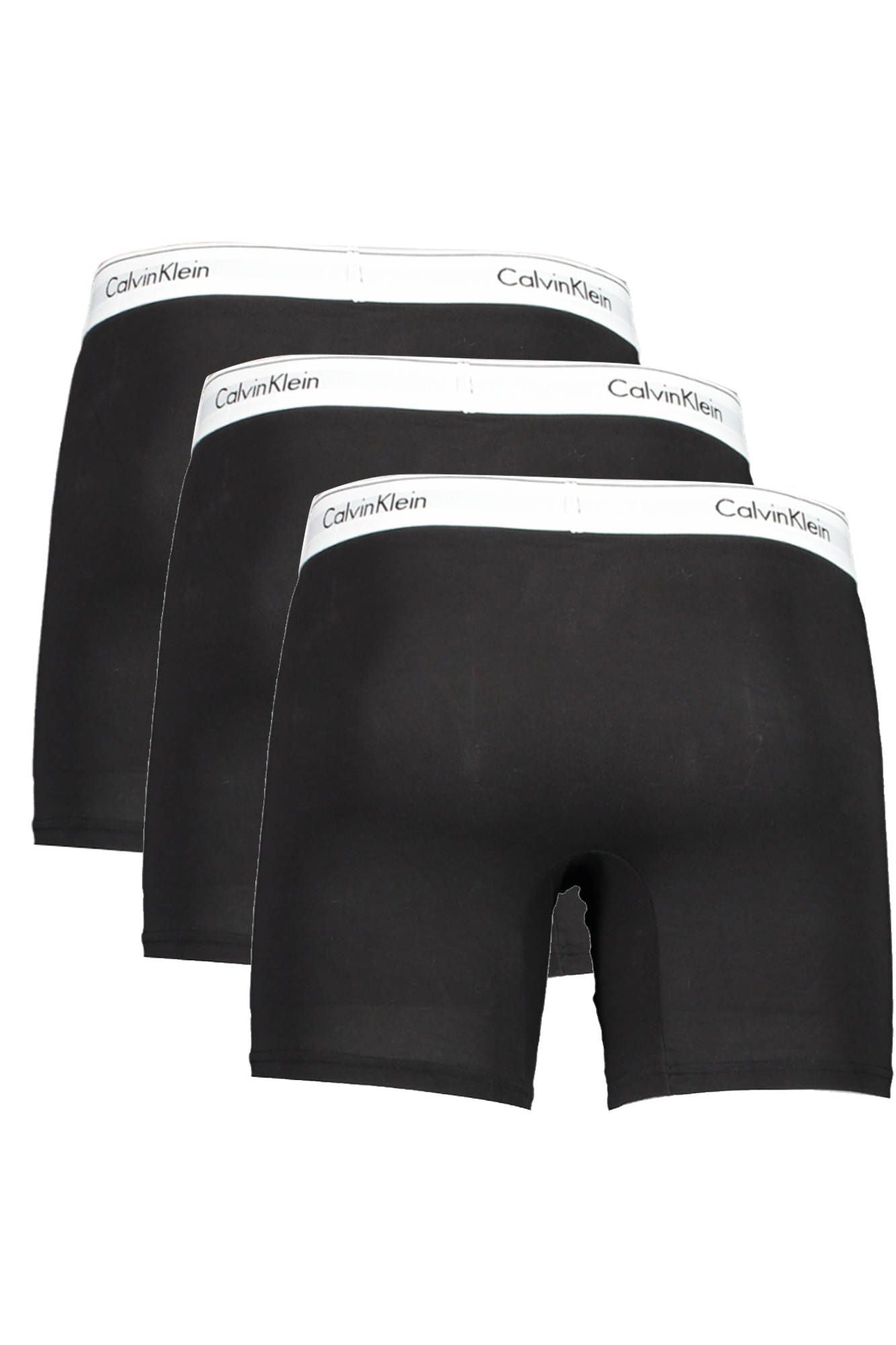 Black Cotton Men Boxer Brief