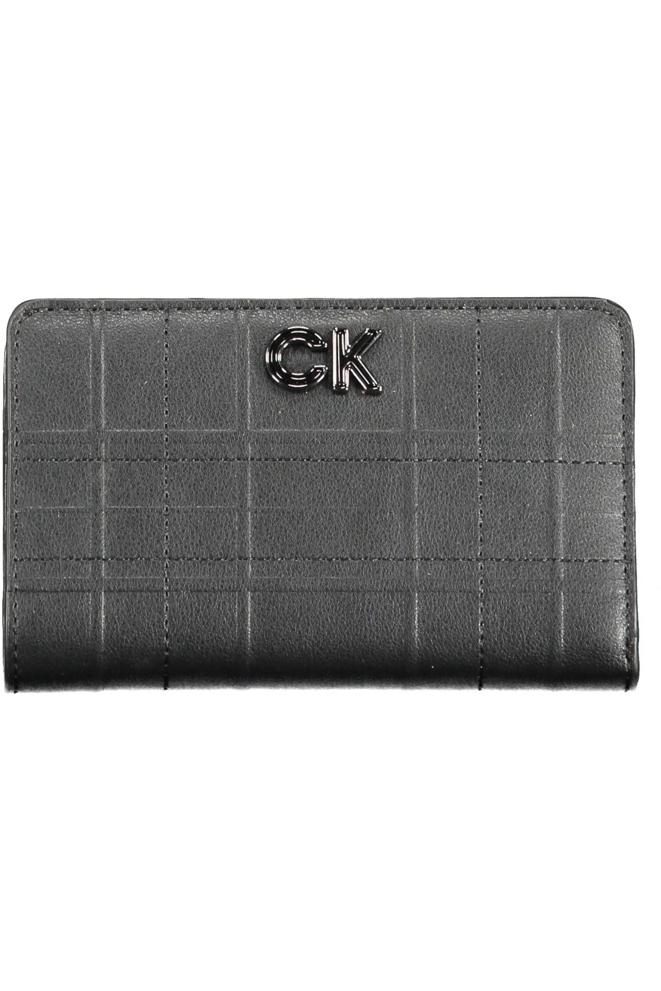 Black Polyurethane Women Wallet
