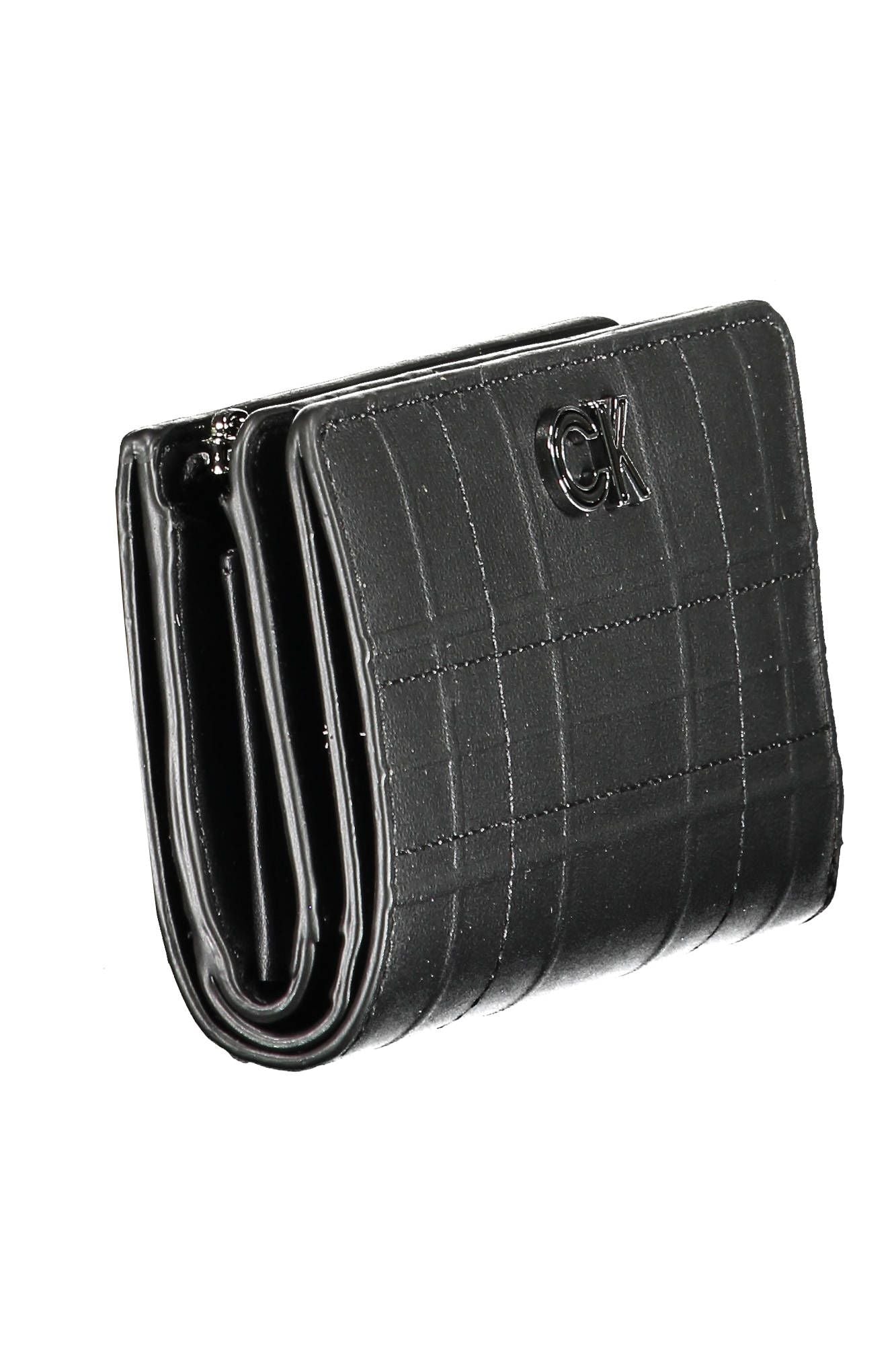 Black Polyurethane Women Wallet