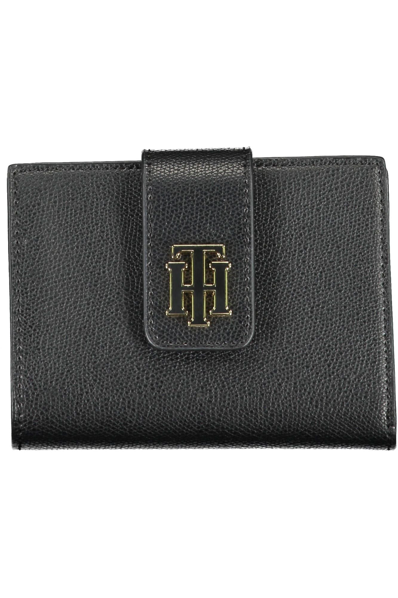 Black Polyurethane Women Wallet