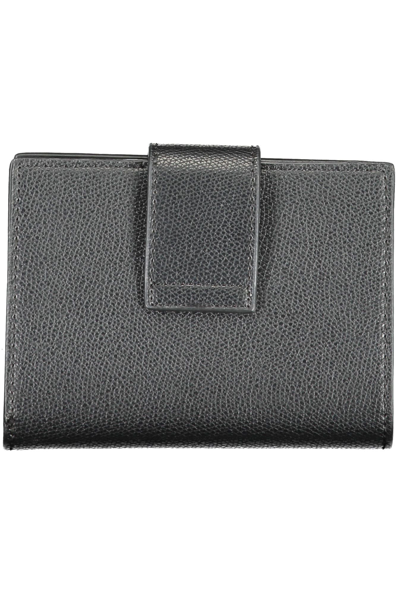 Black Polyurethane Women Wallet