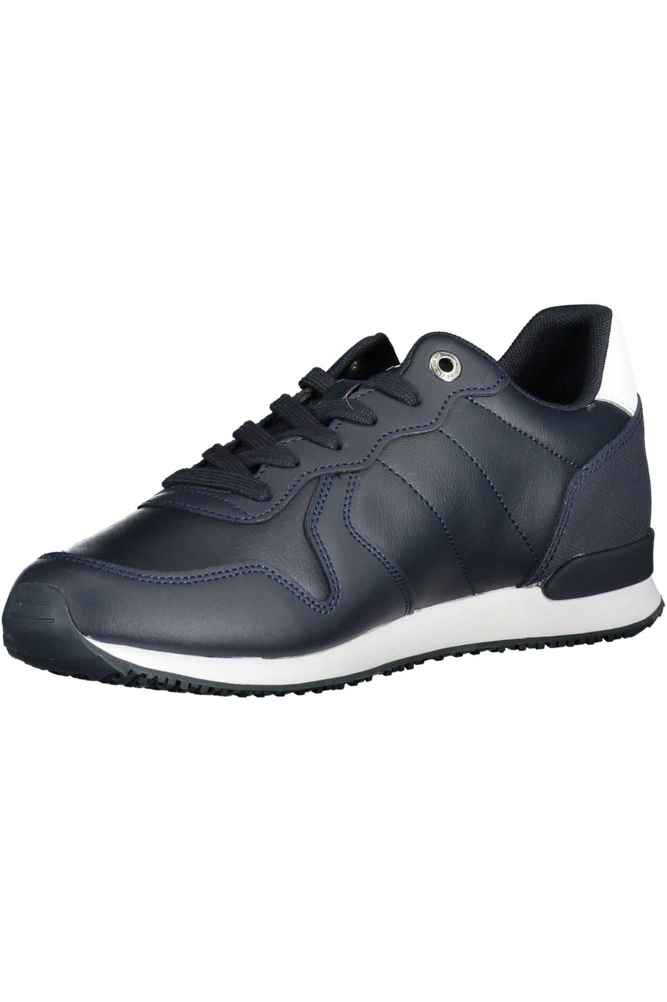 Blue Polyester Men Sneaker