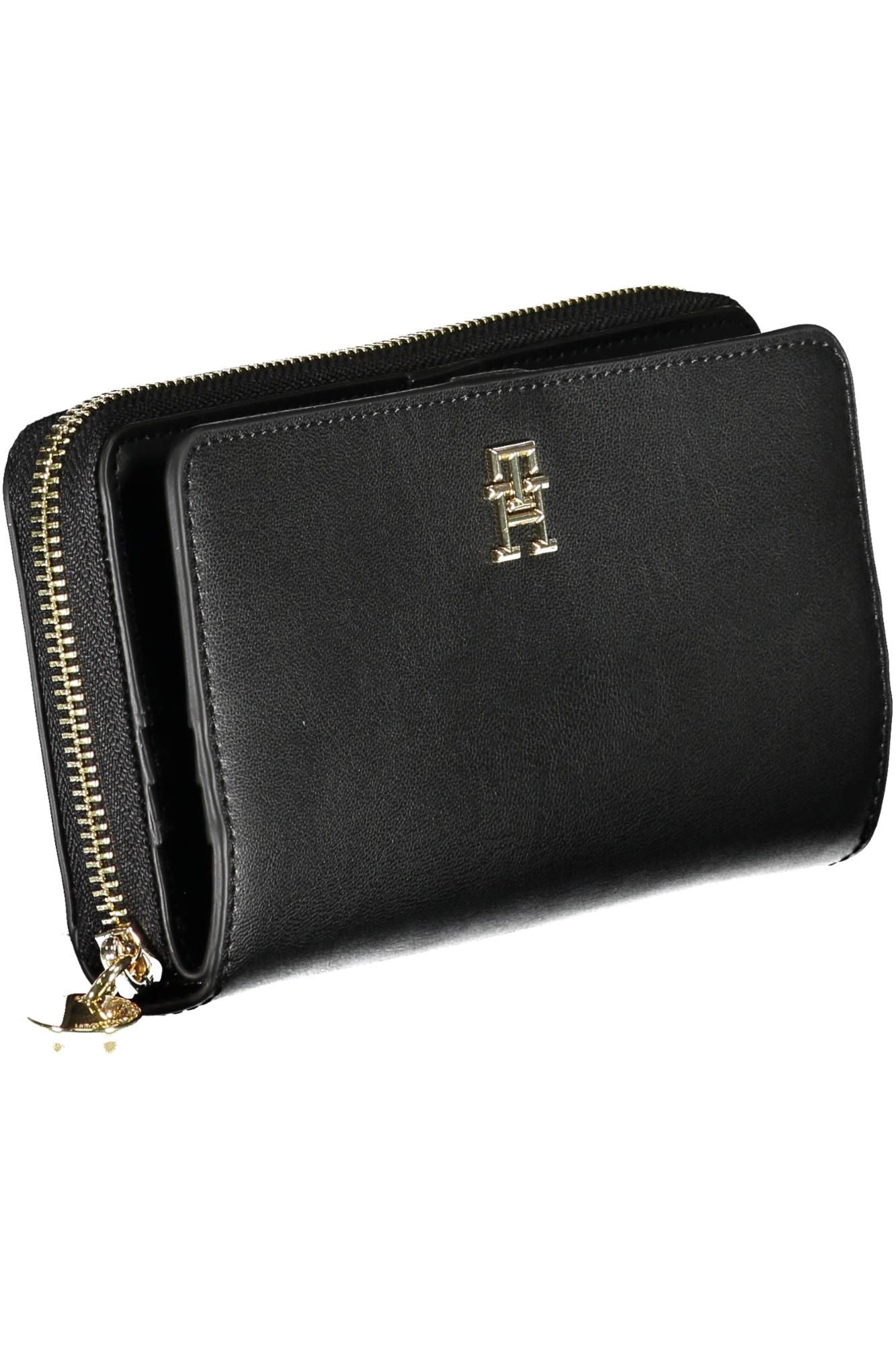Black Polyurethane Women Wallet
