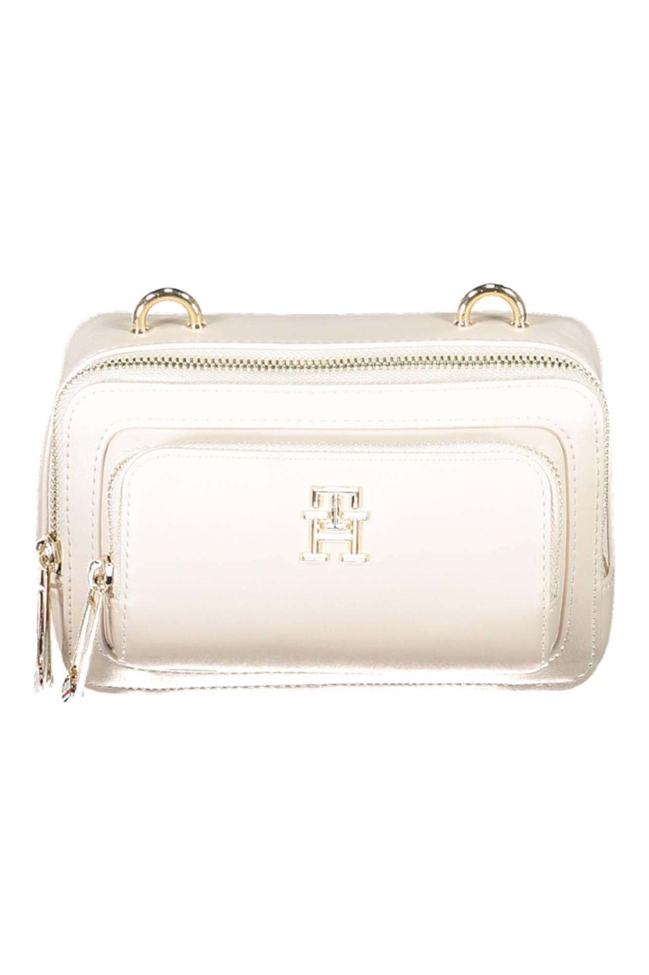 White Polyurethane Women Handbag