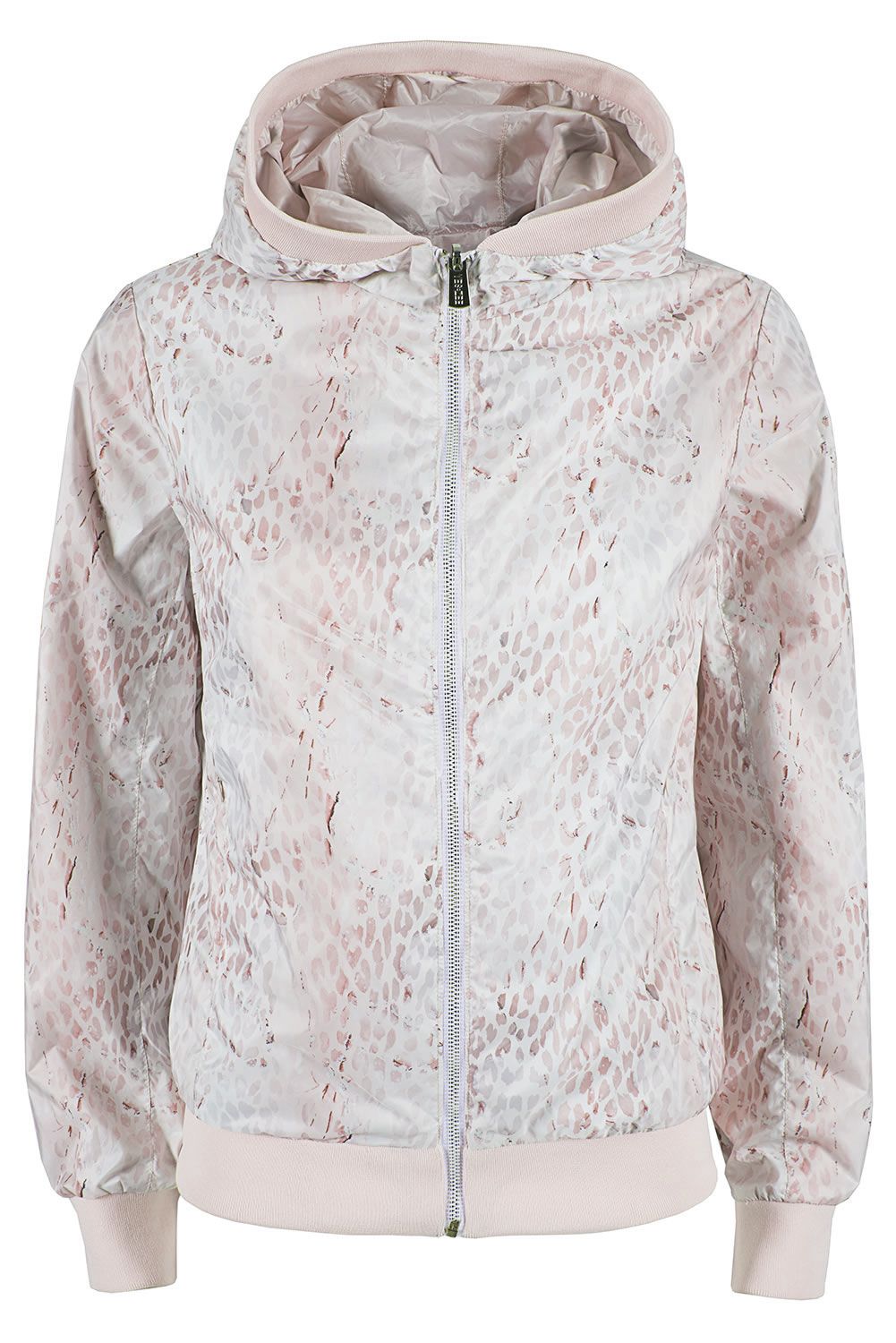 Beige Polyester Women Jacket