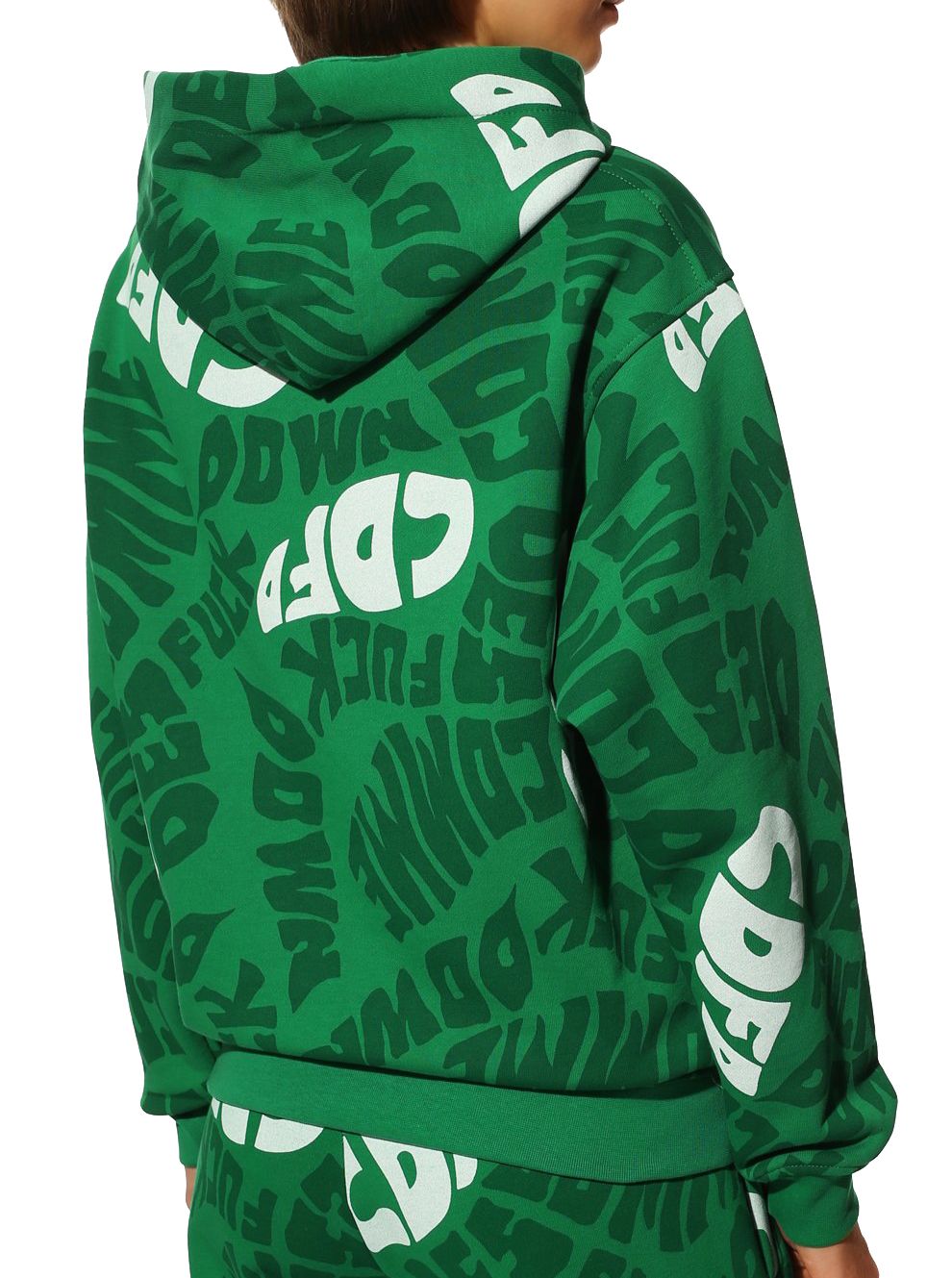Green Cotton Men Sweater