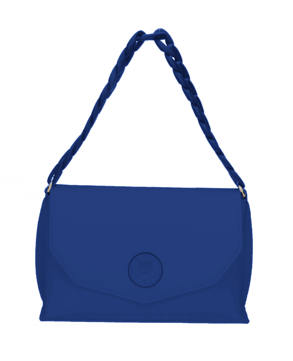 Blue Polyethylene Women Crossbody