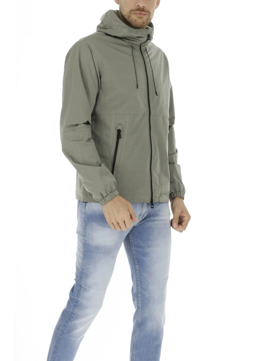 Beige Polyamide Men Jacket