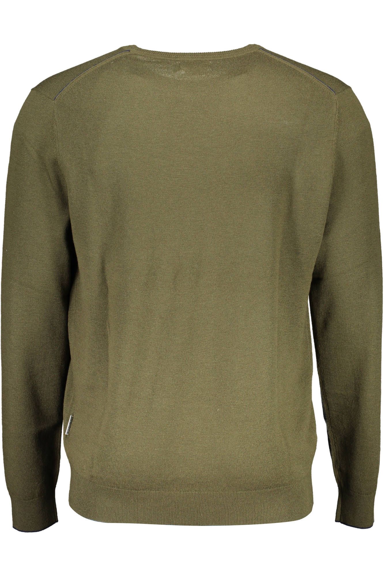 Green Wool Men Sweater