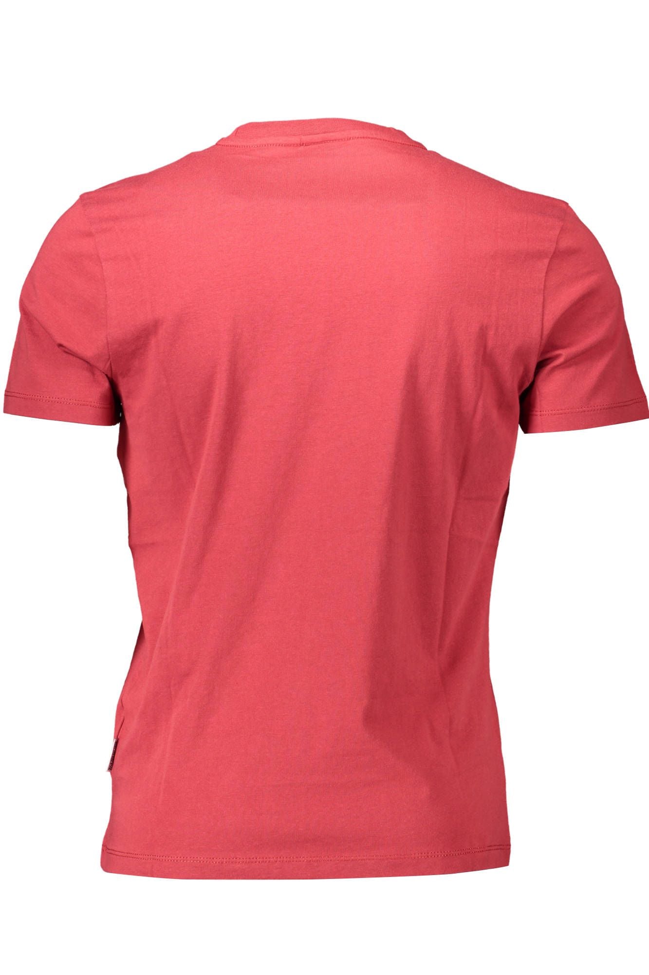 Red Cotton Men T-Shirt