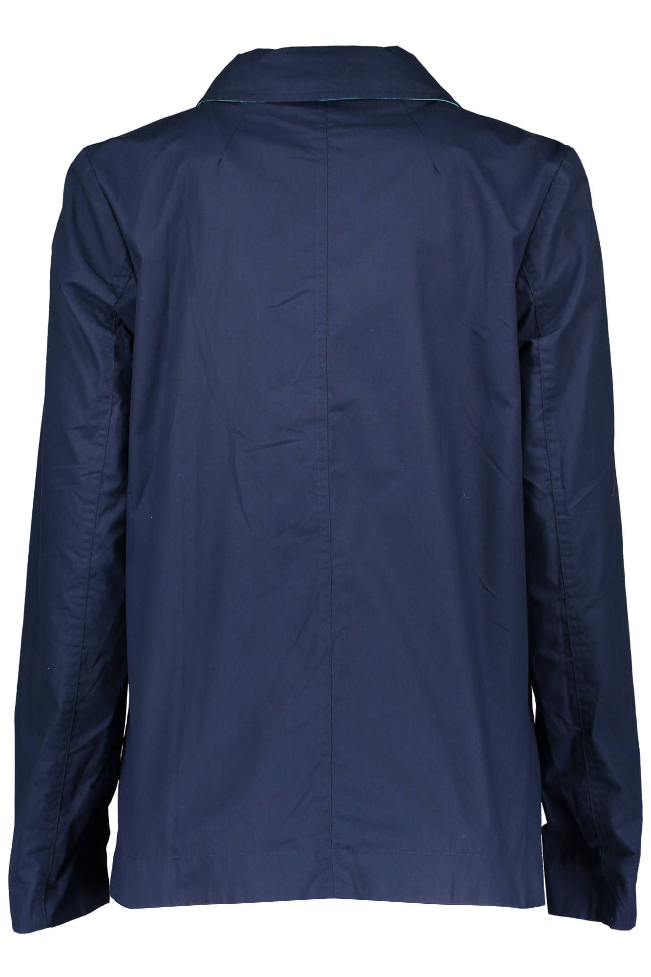Blue Cotton Women Jacket