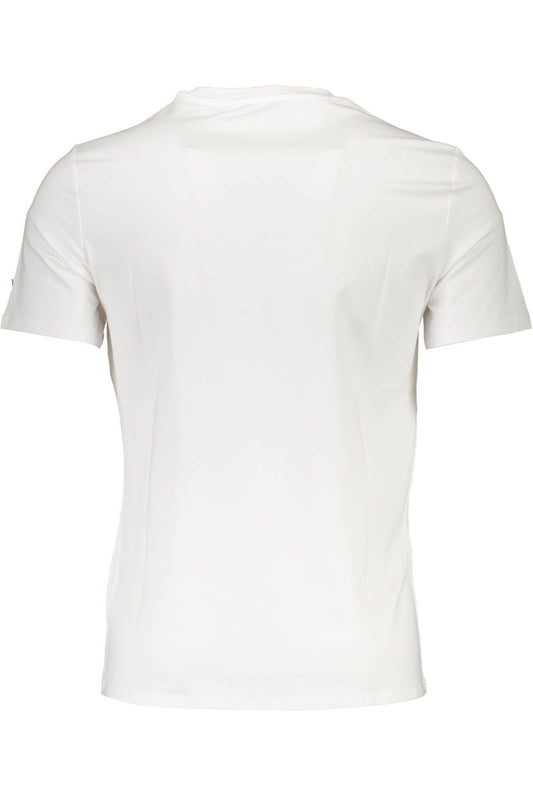 White Cotton Men T-Shirt