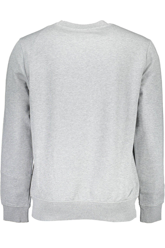 Gray Cotton Men Sweater
