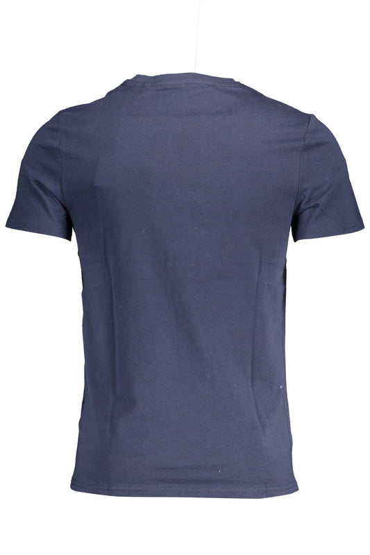 Blue Cotton Men TShirt
