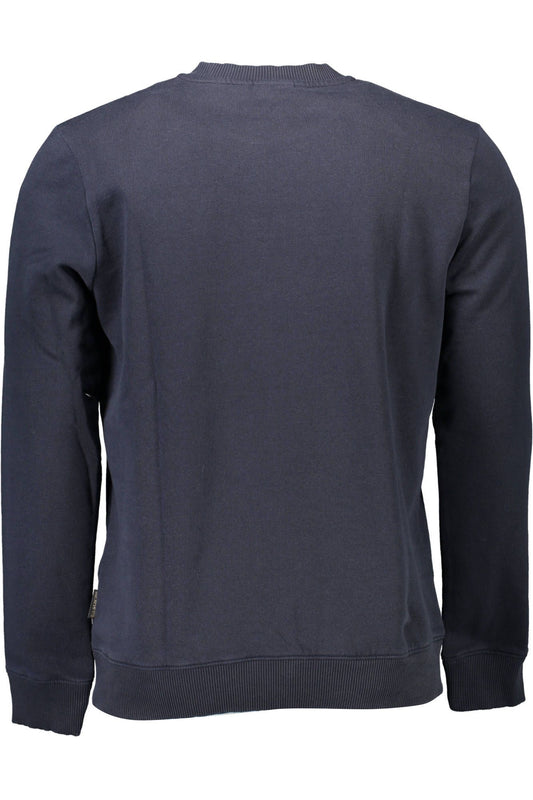 Blue Organic Cotton Men Sweater