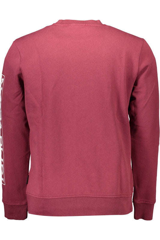 Red Organic Cotton Men Sweater