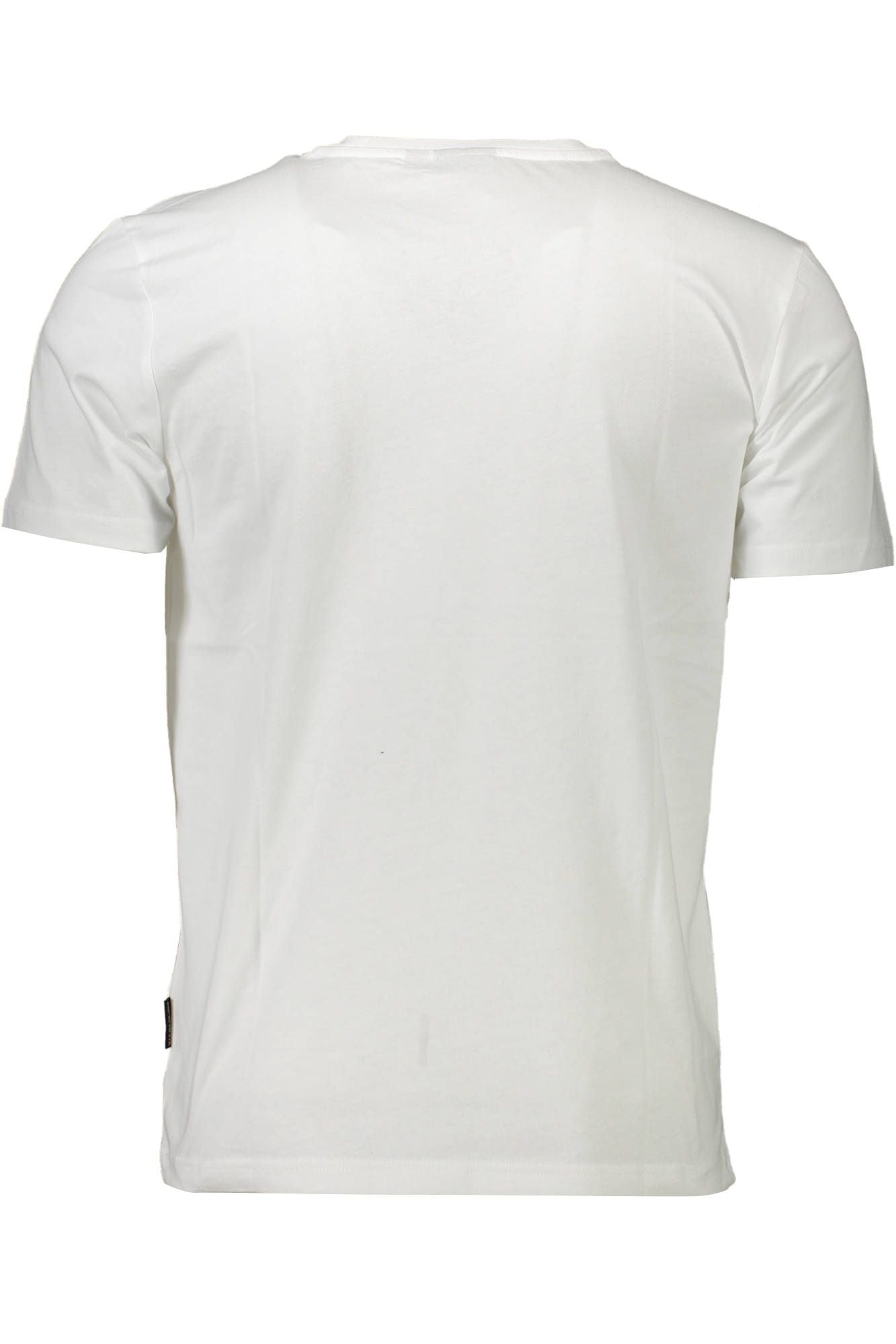 White Cotton Men T-Shirt
