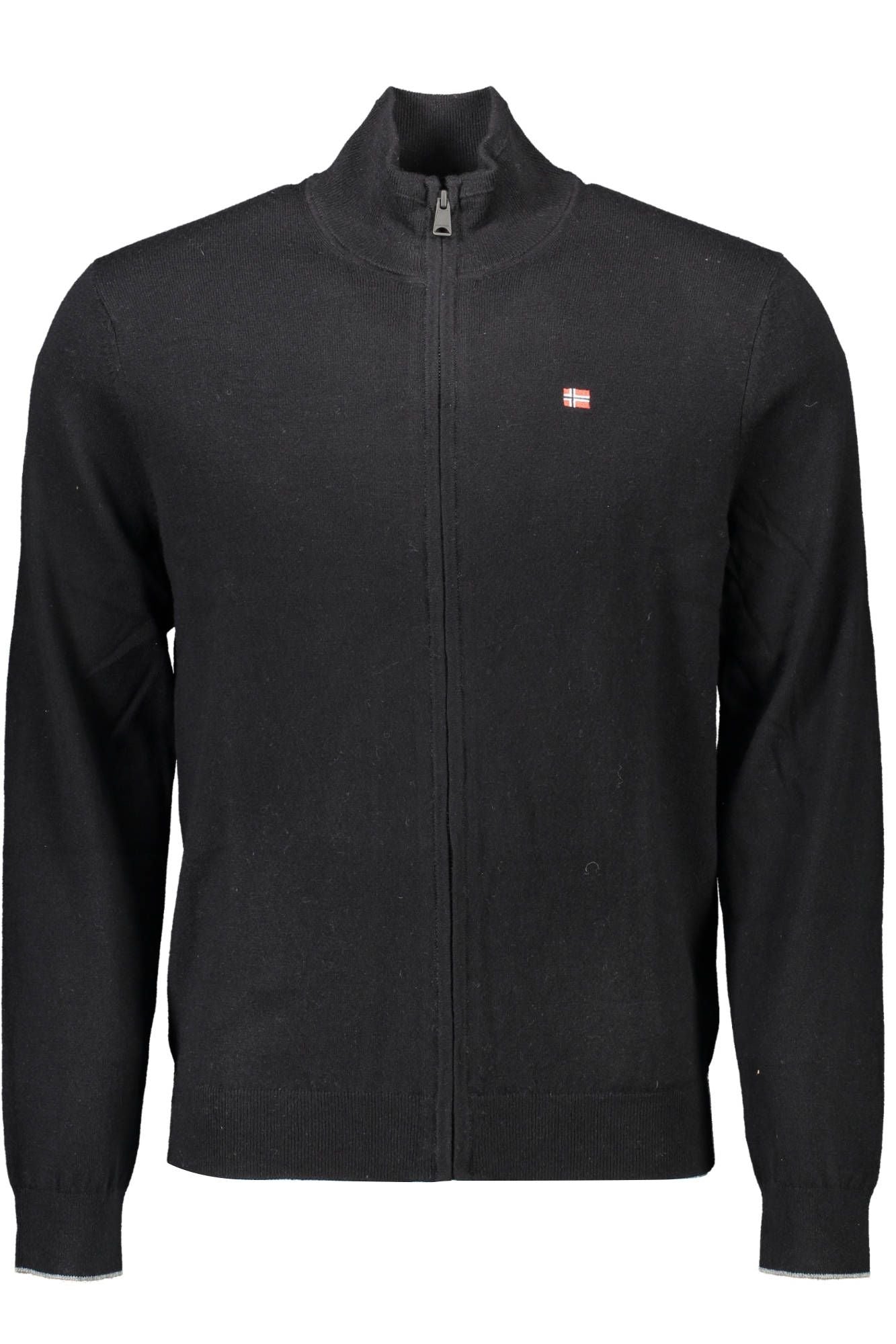 Black Wool Men Sweater
