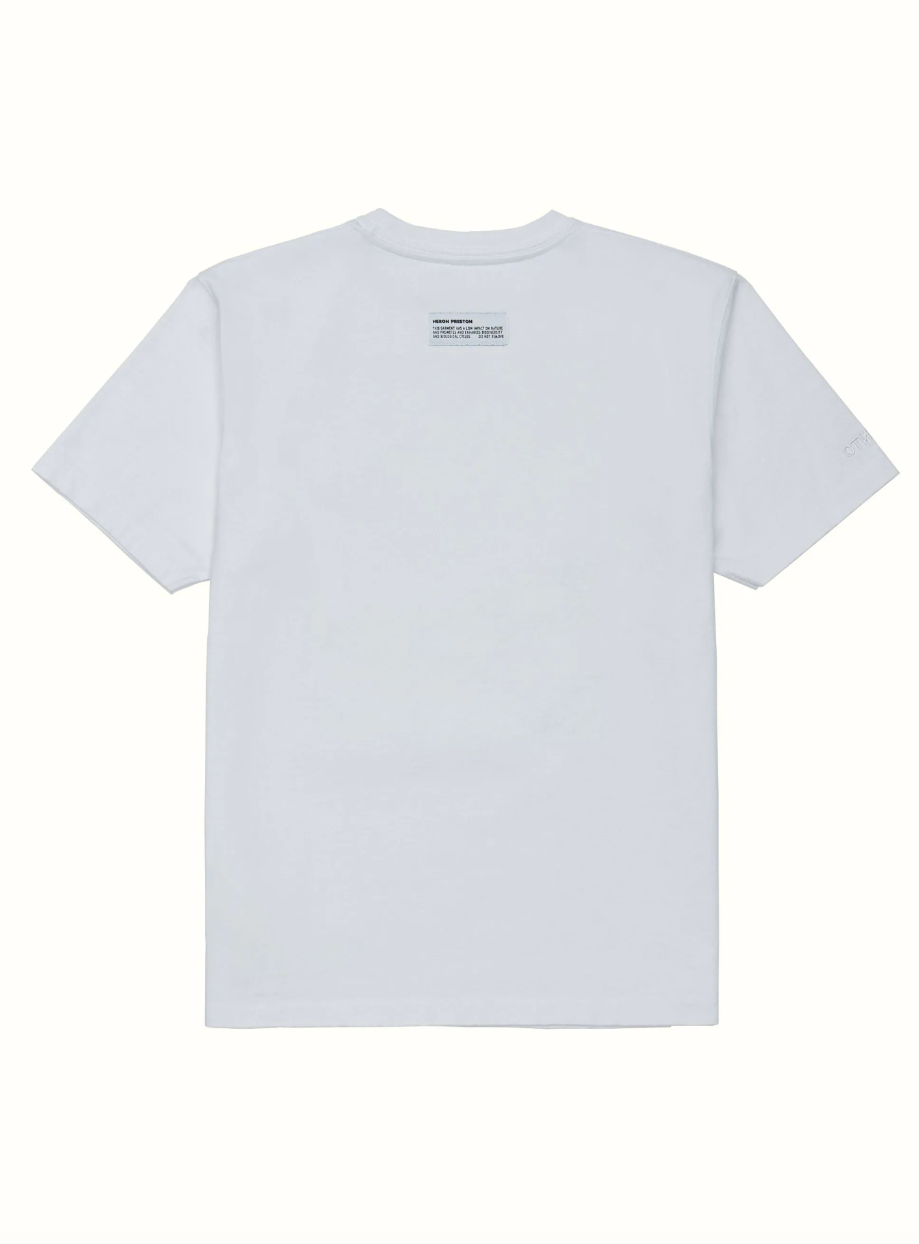 White Cotton Women T-Shirt