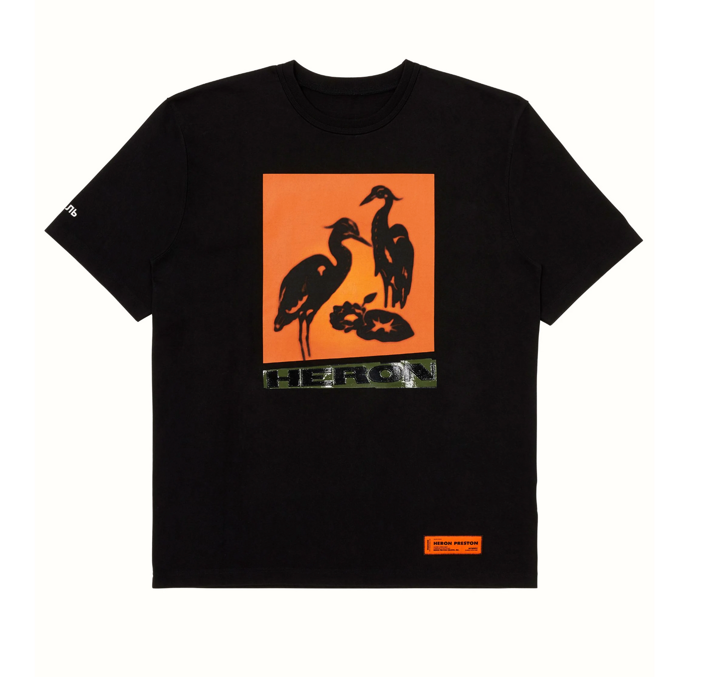 Black Cotton Men T-Shirt
