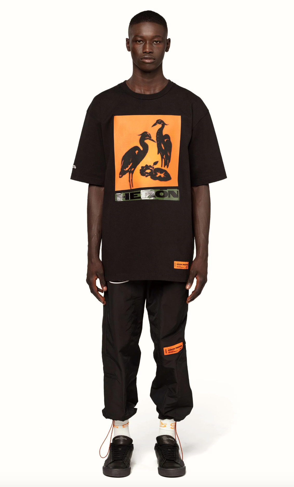 Black Cotton Men T-Shirt