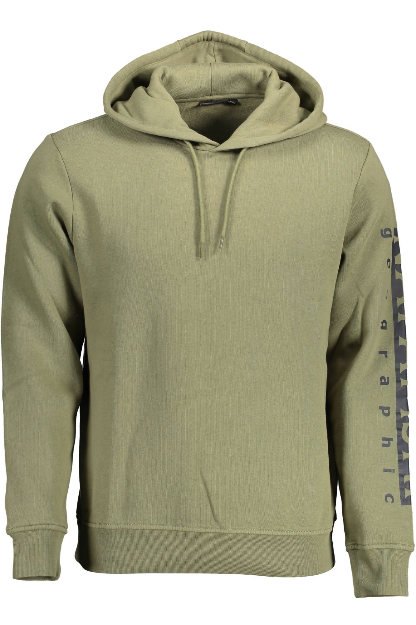 Green Cotton Mens Sweater