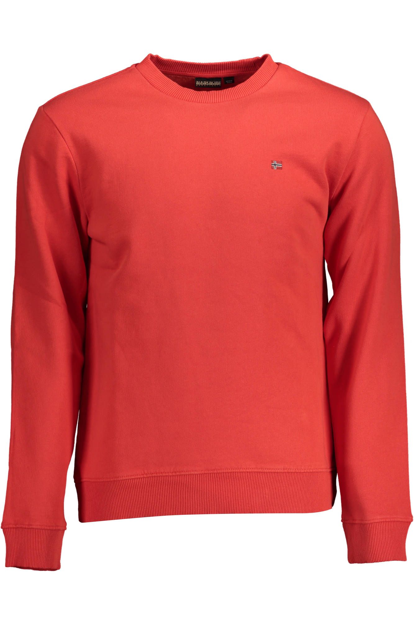 Red Organic Cotton Men Sweater