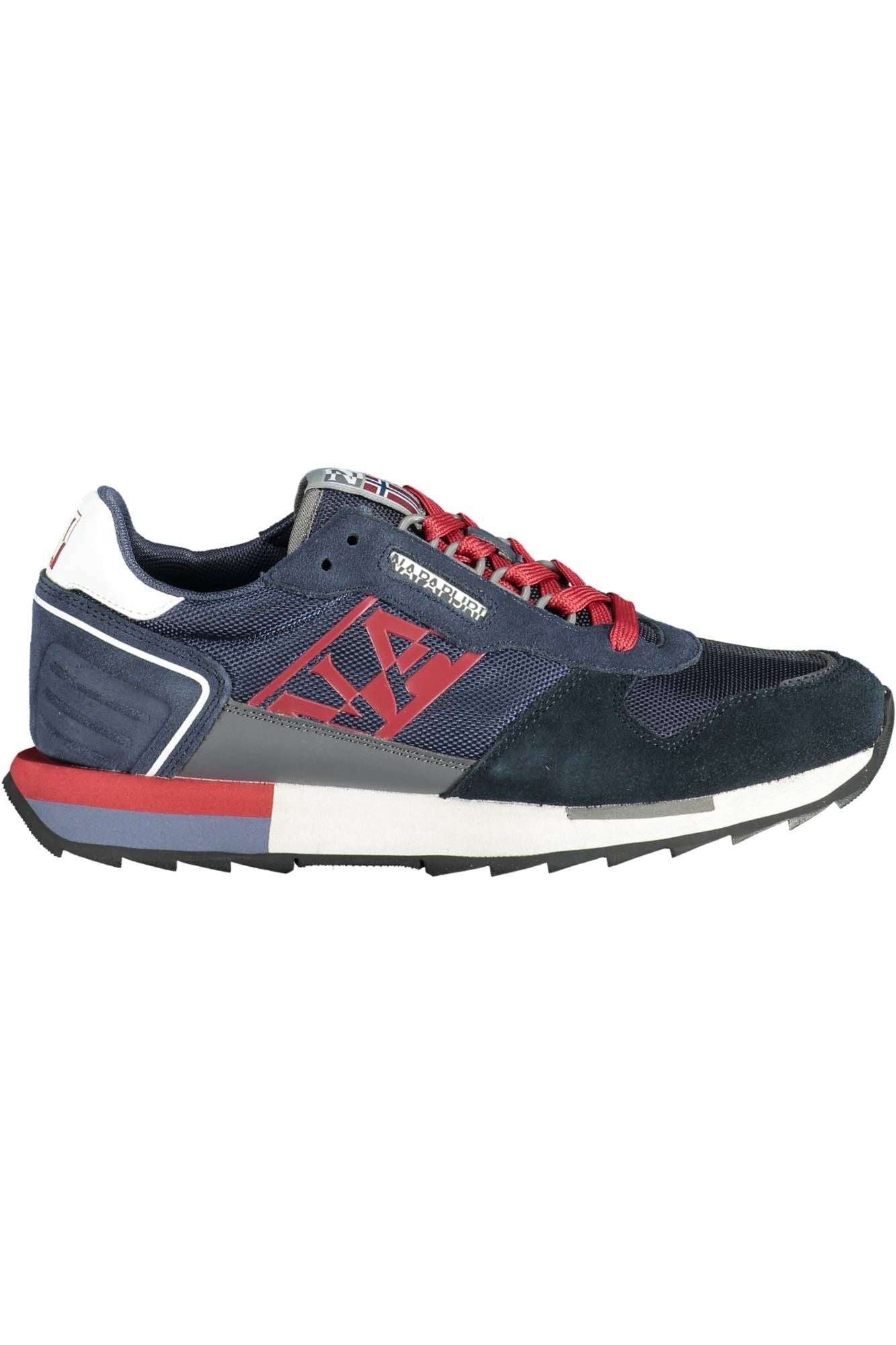 Blue Polyester Men Sneaker