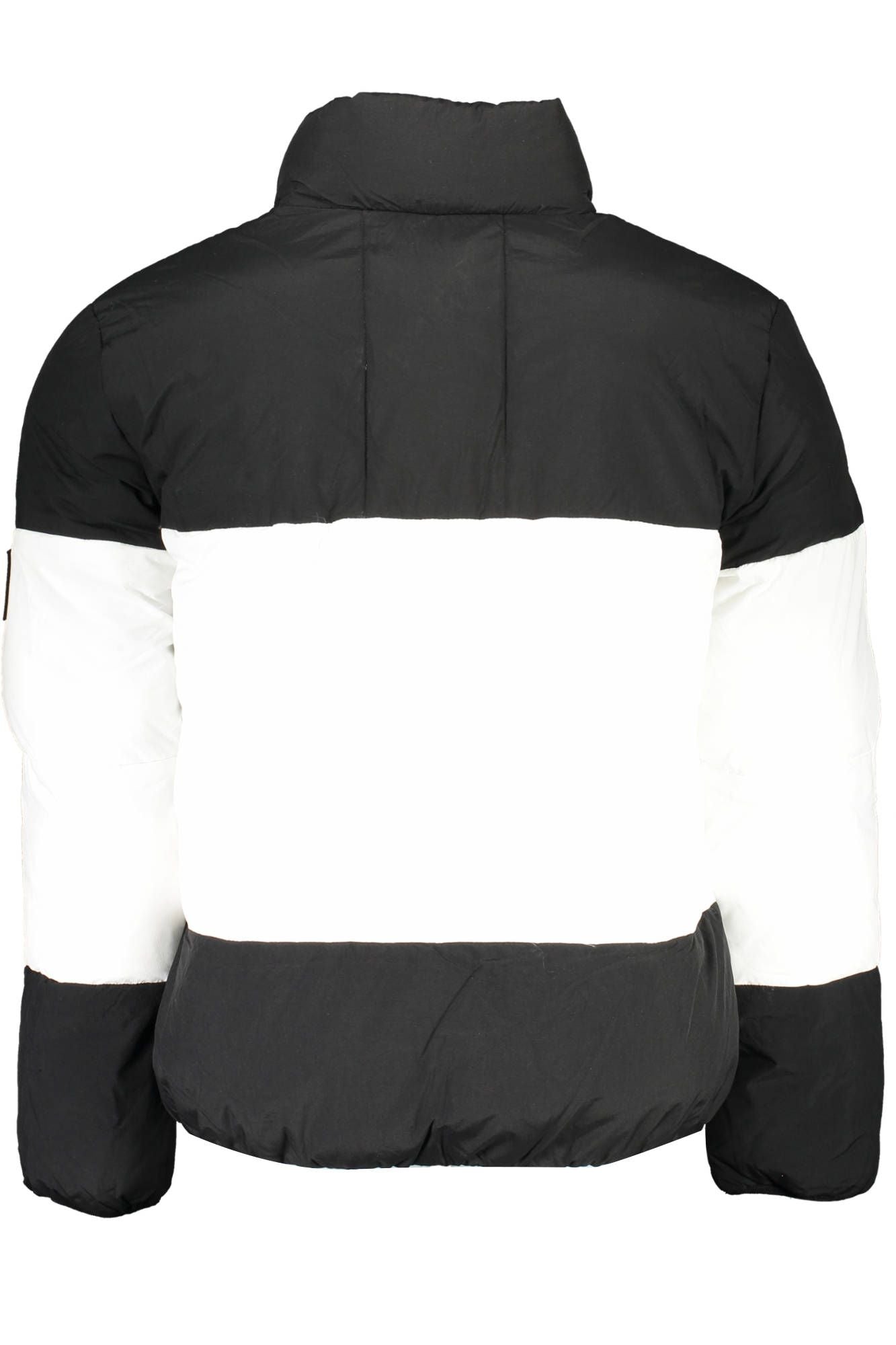 Black Polyester Men Jacket