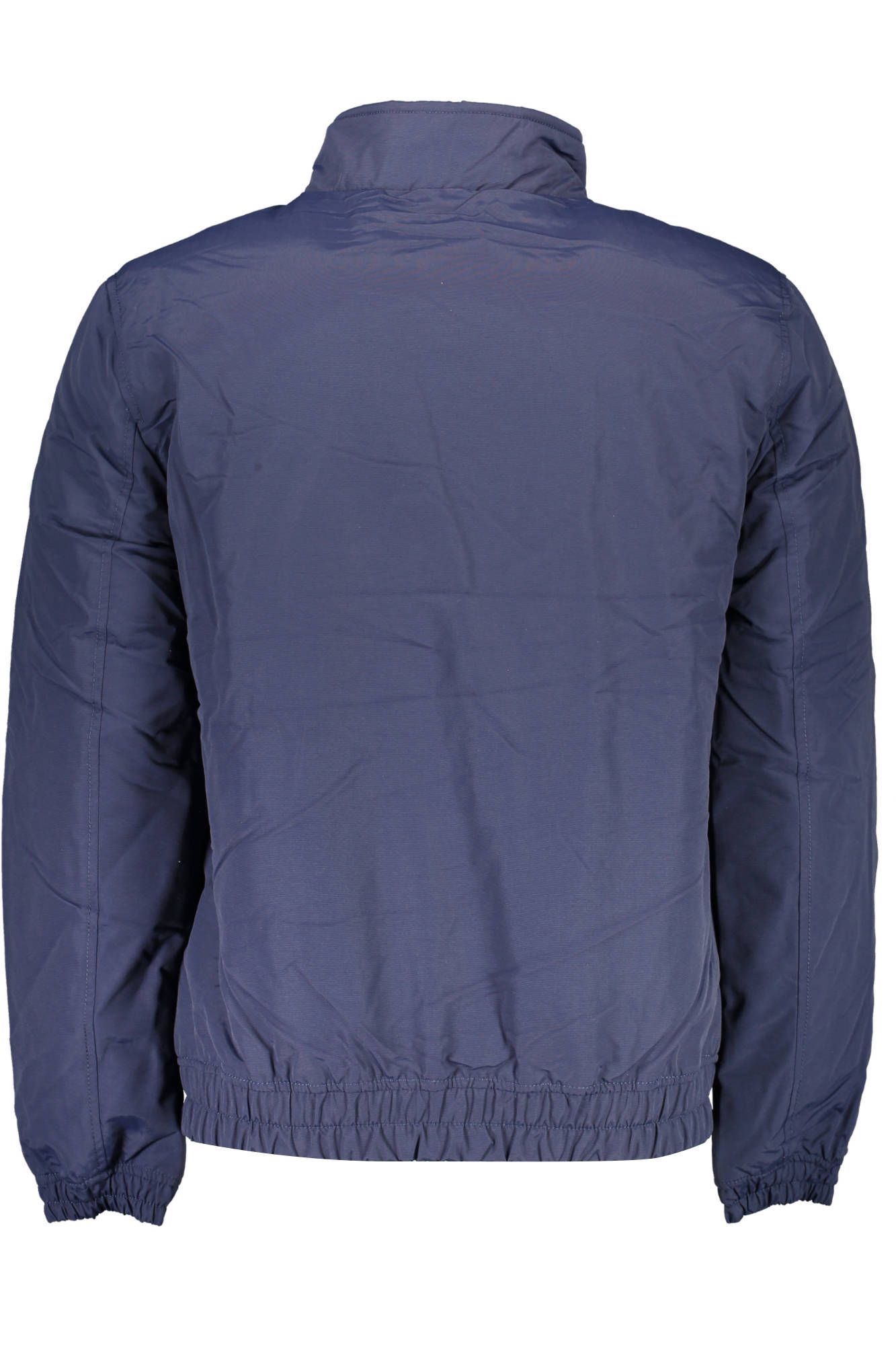 Blue Polyamide Men Jacket