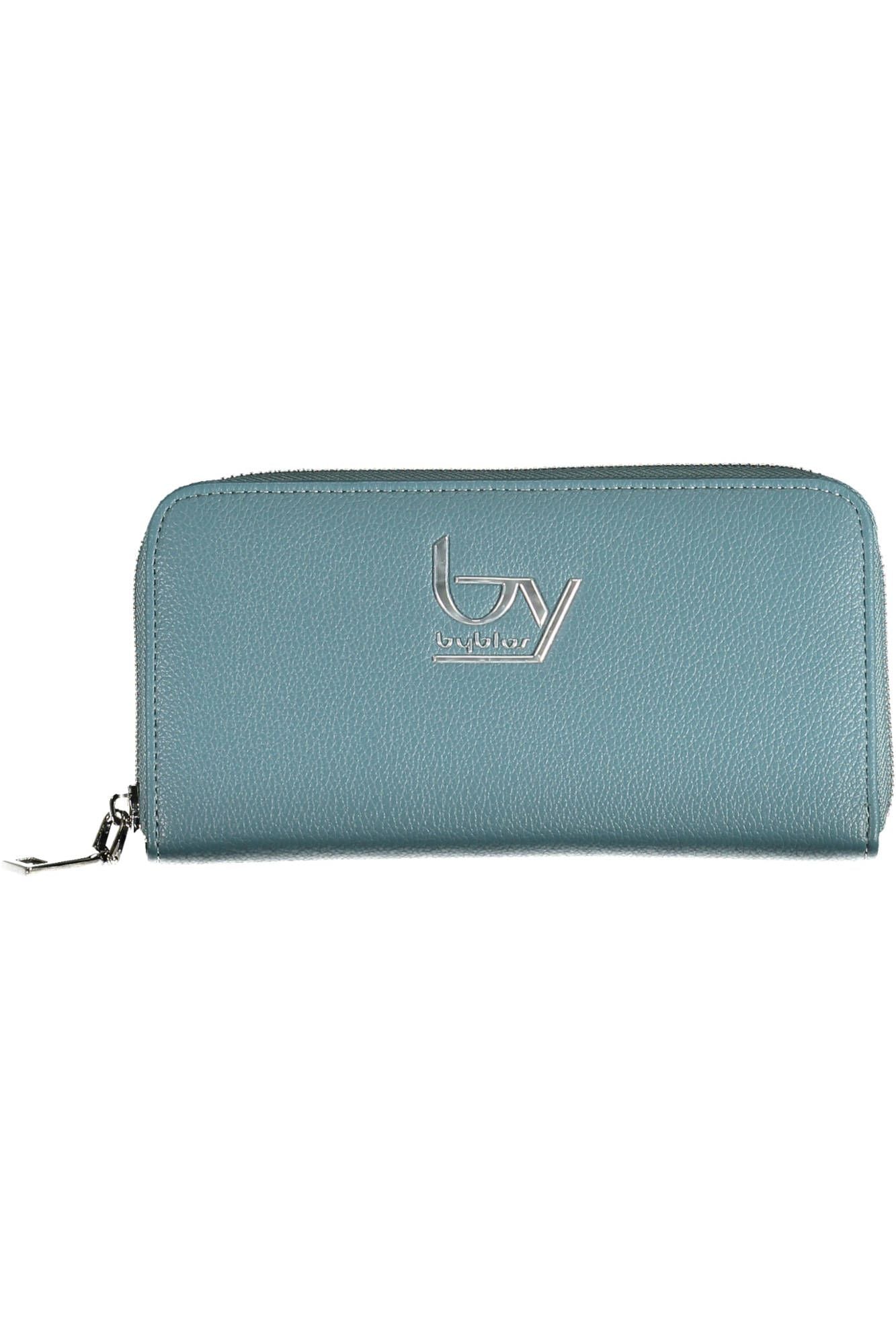 Blue Polyurethane Women Wallet