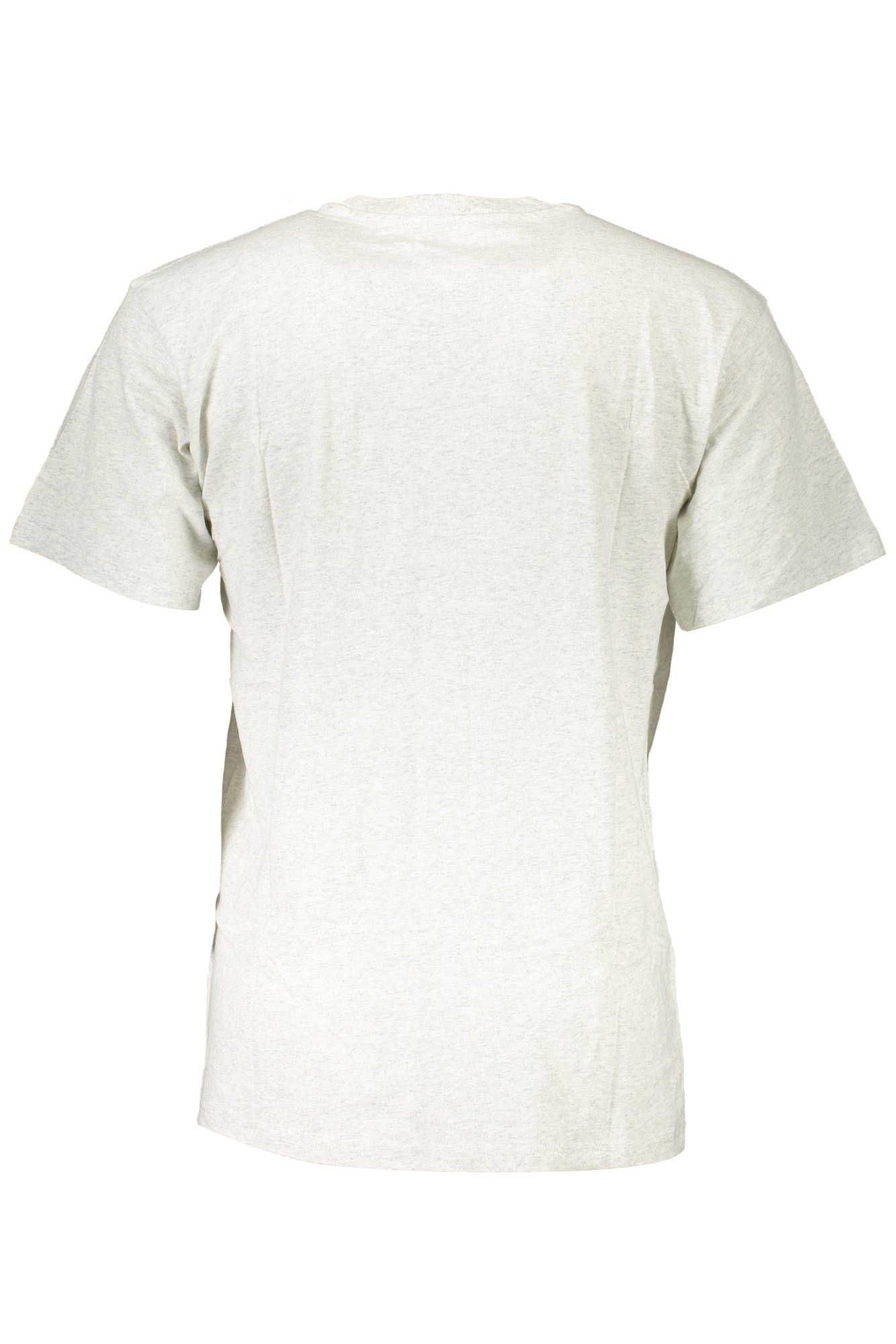 Gray Cotton Men T-Shirt