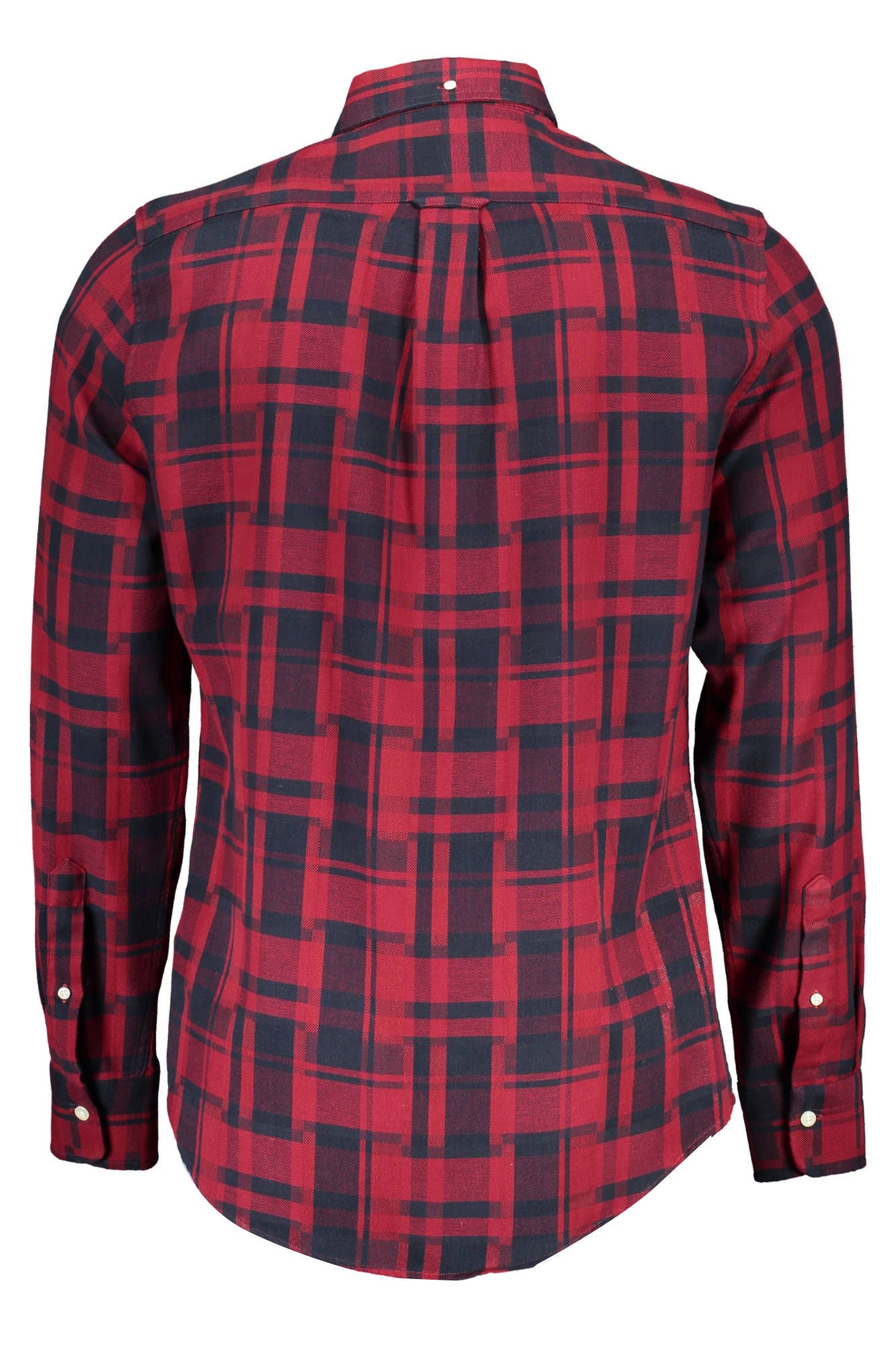 Red Cotton Men Shirt