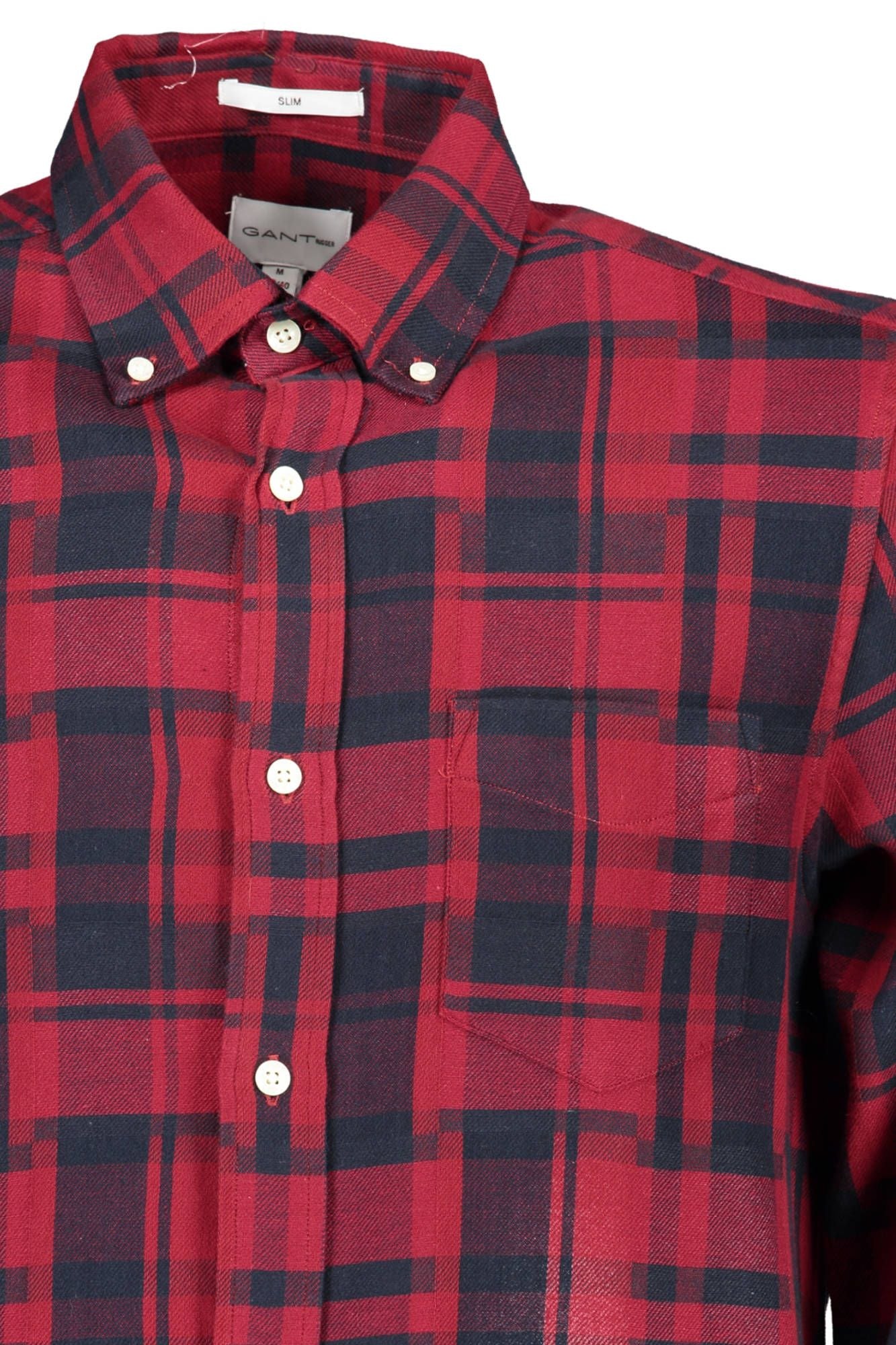 Red Cotton Men Shirt