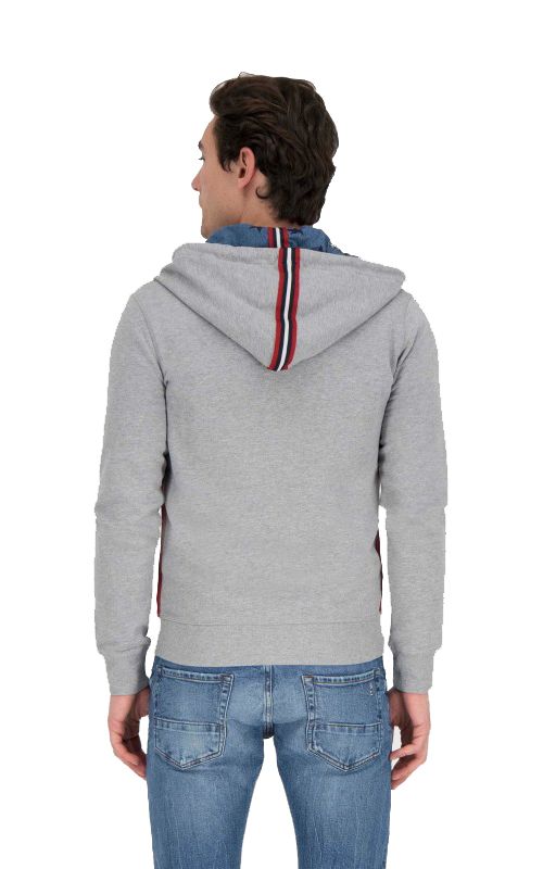 Gray Cotton Men Sweater