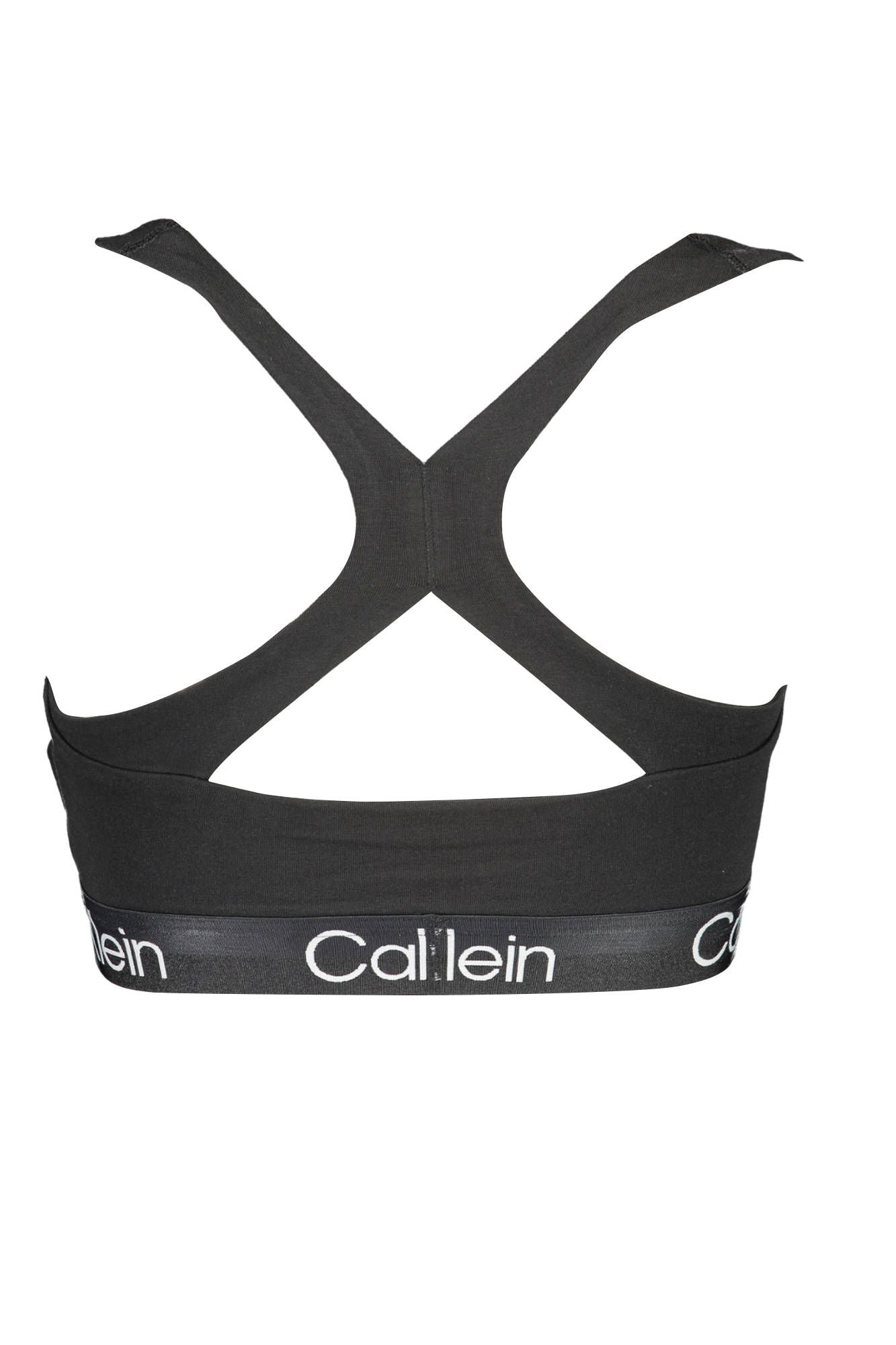 Black Cotton Women Sports Bra