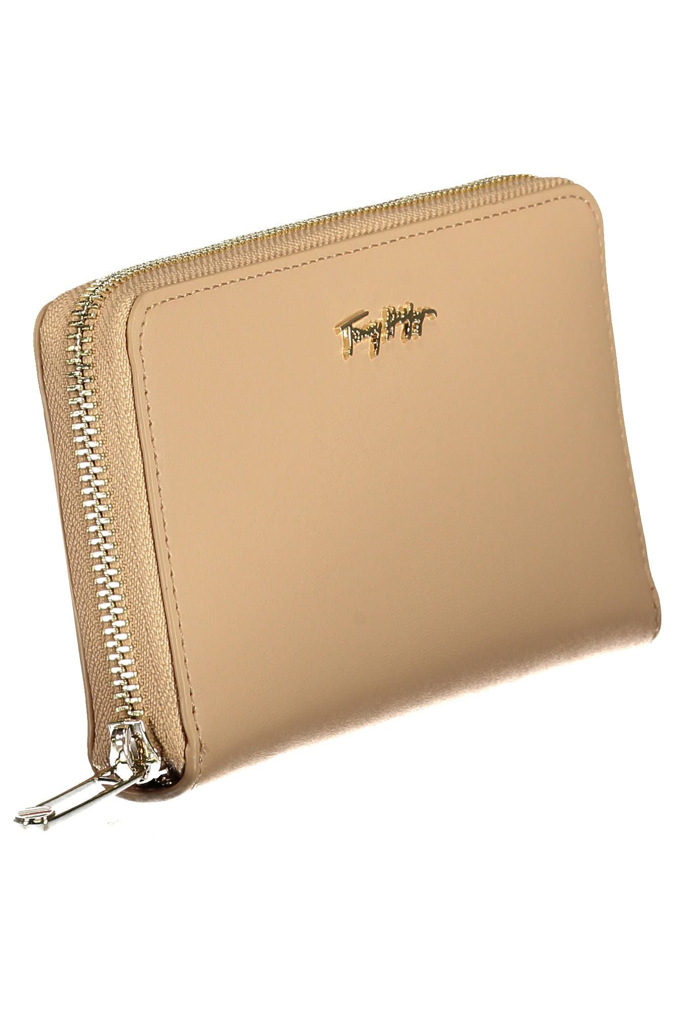 Pink Polyurethane Women Wallet