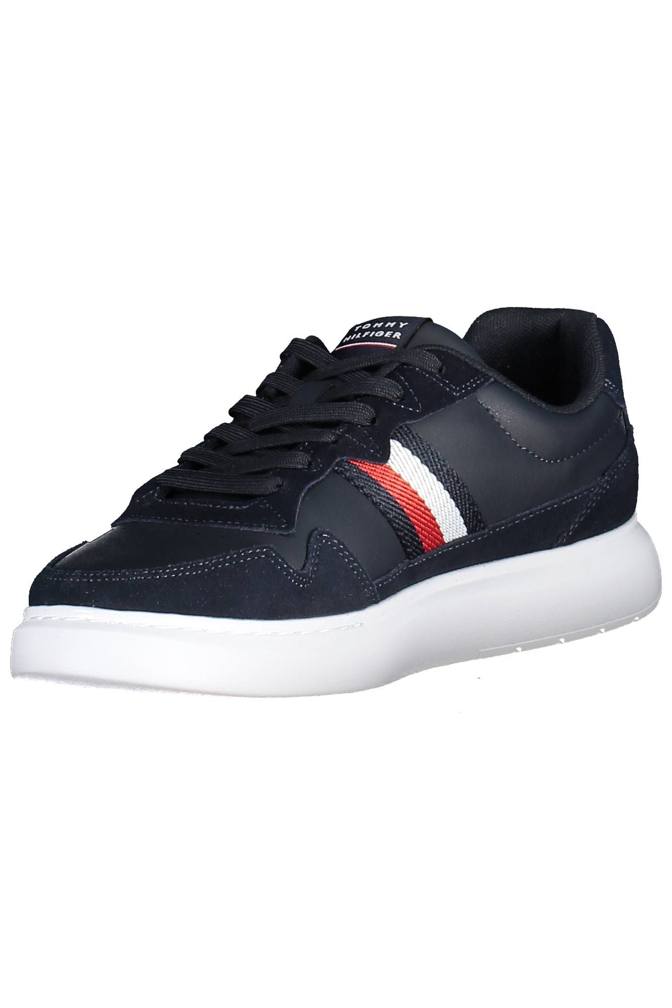 Blue Polyester Men Sneaker
