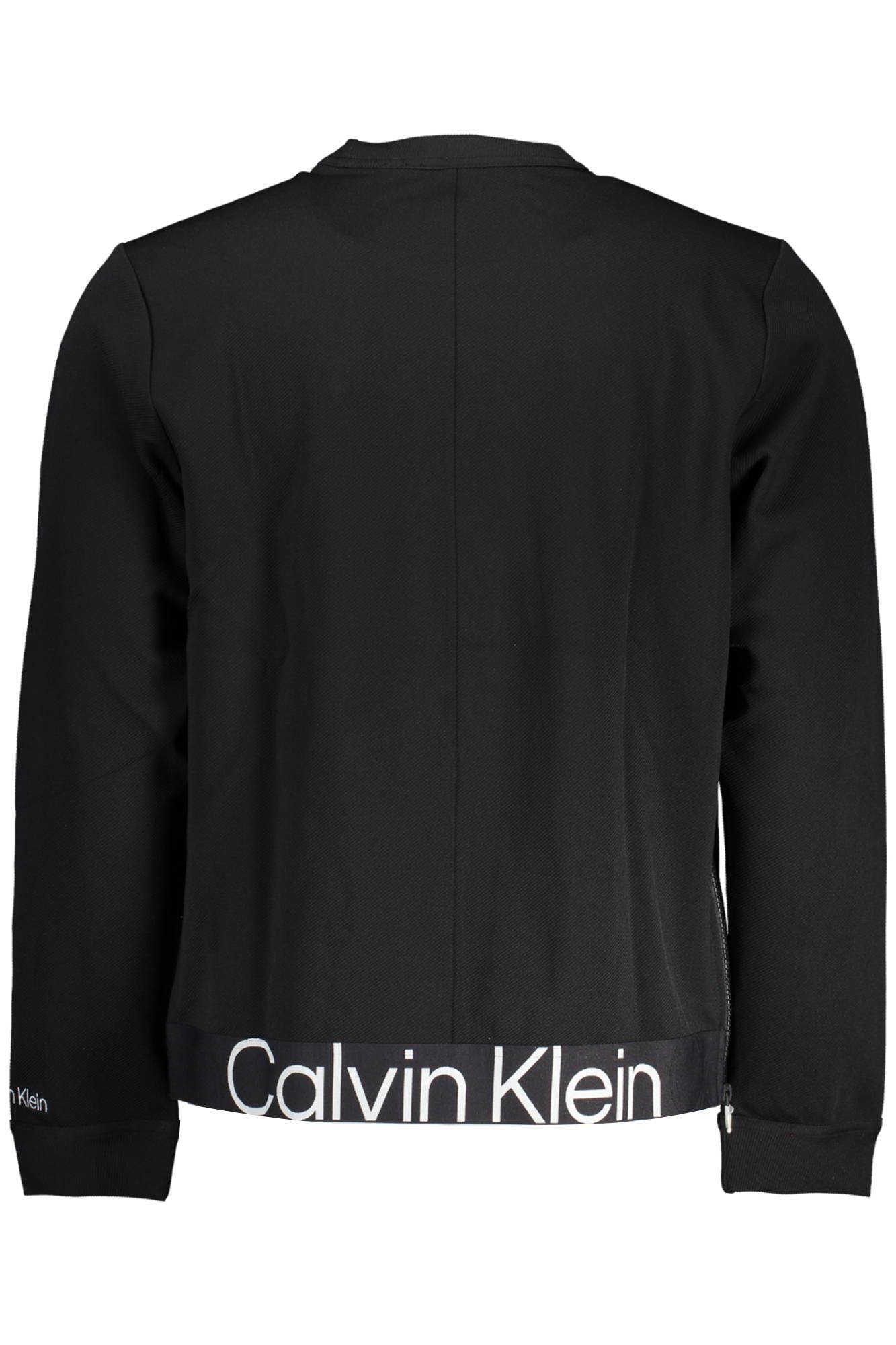 Black Polyester Men Sweater