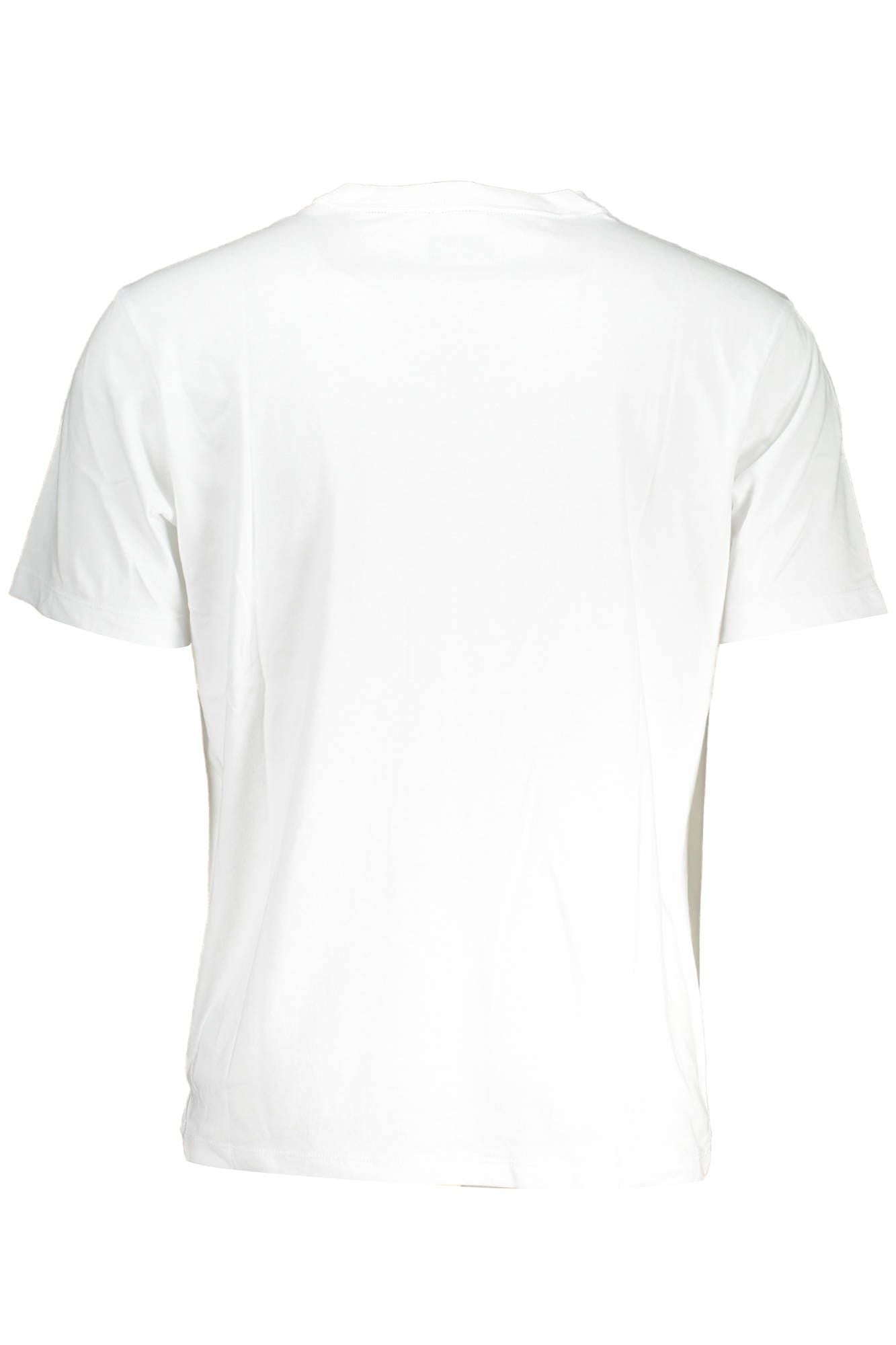 White Cotton Men T-Shirt