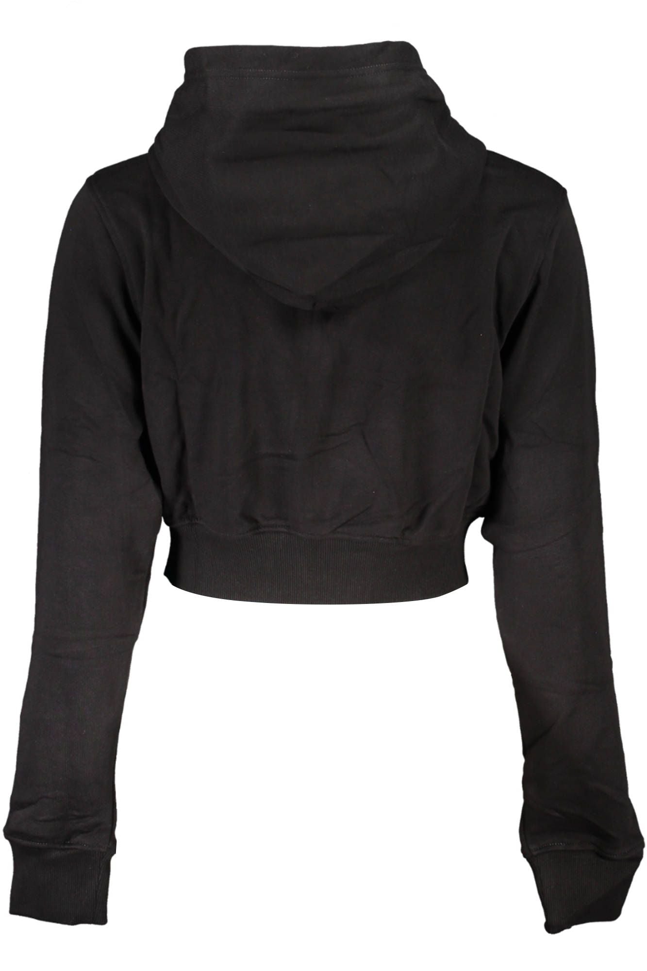 Black Cotton Women Sweater