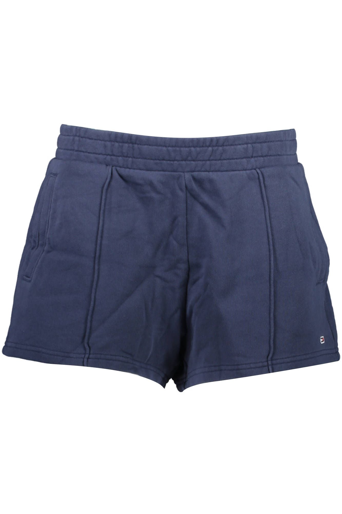 Blue Cotton Women Short