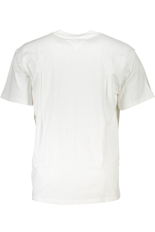 "White Cotton Men T-Shirt"
