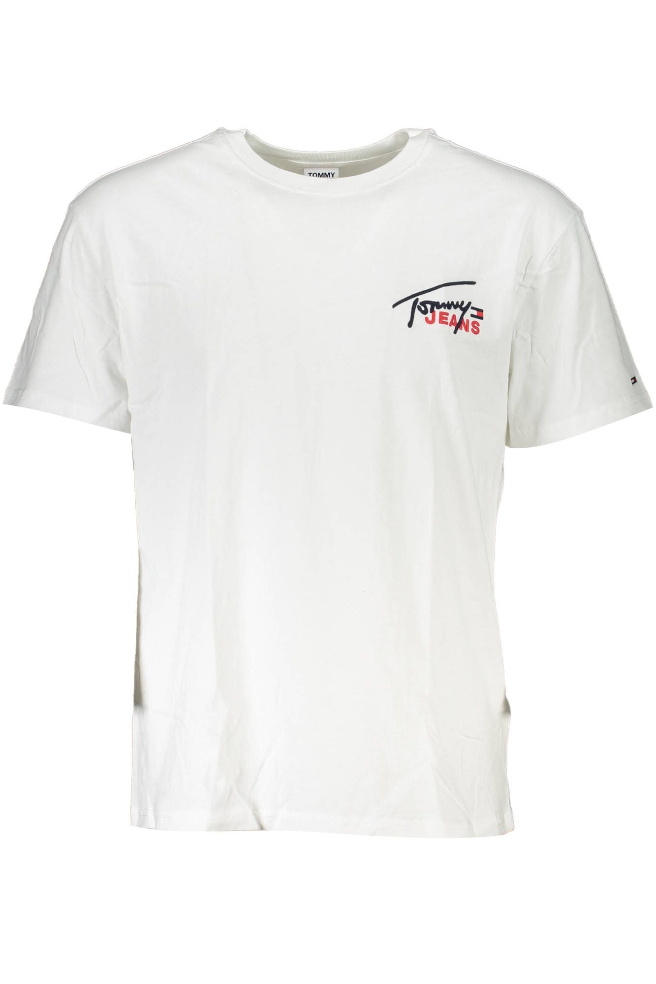 White Cotton Men T-Shirt