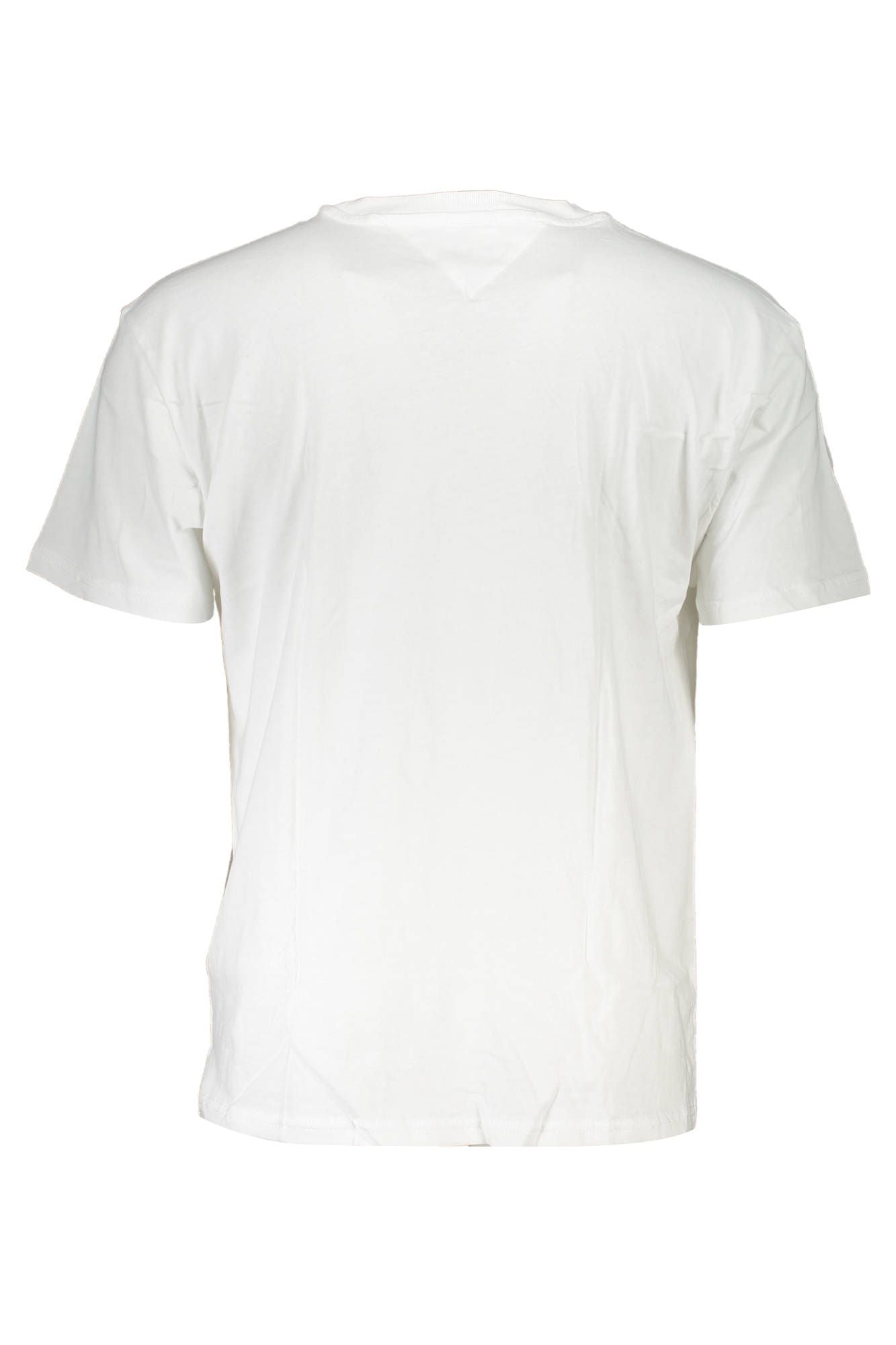 White Cotton Men T-Shirt