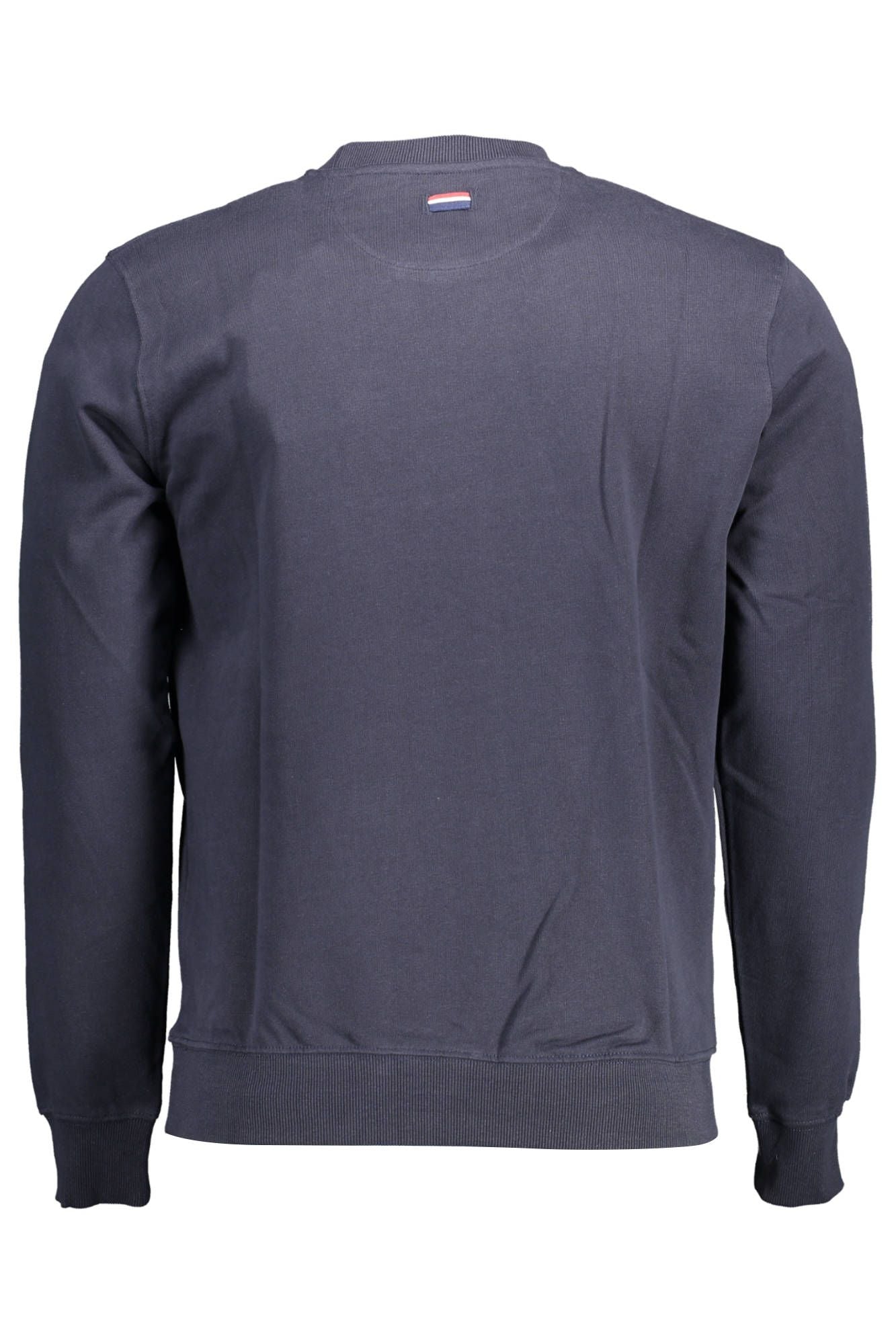 Blue Cotton Men Sweater